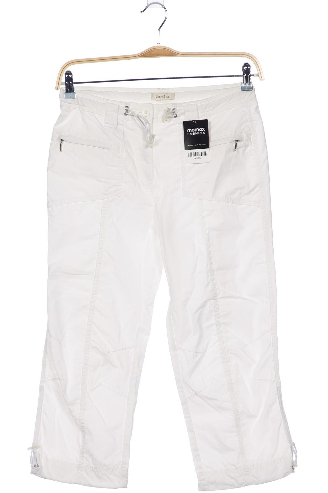 

Marco Pecci Damen Stoffhose, weiß, Gr. 36