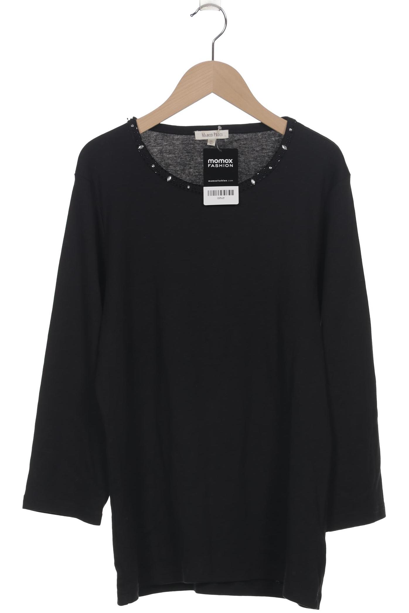 

Marco Pecci Damen Sweatshirt, schwarz, Gr. 42