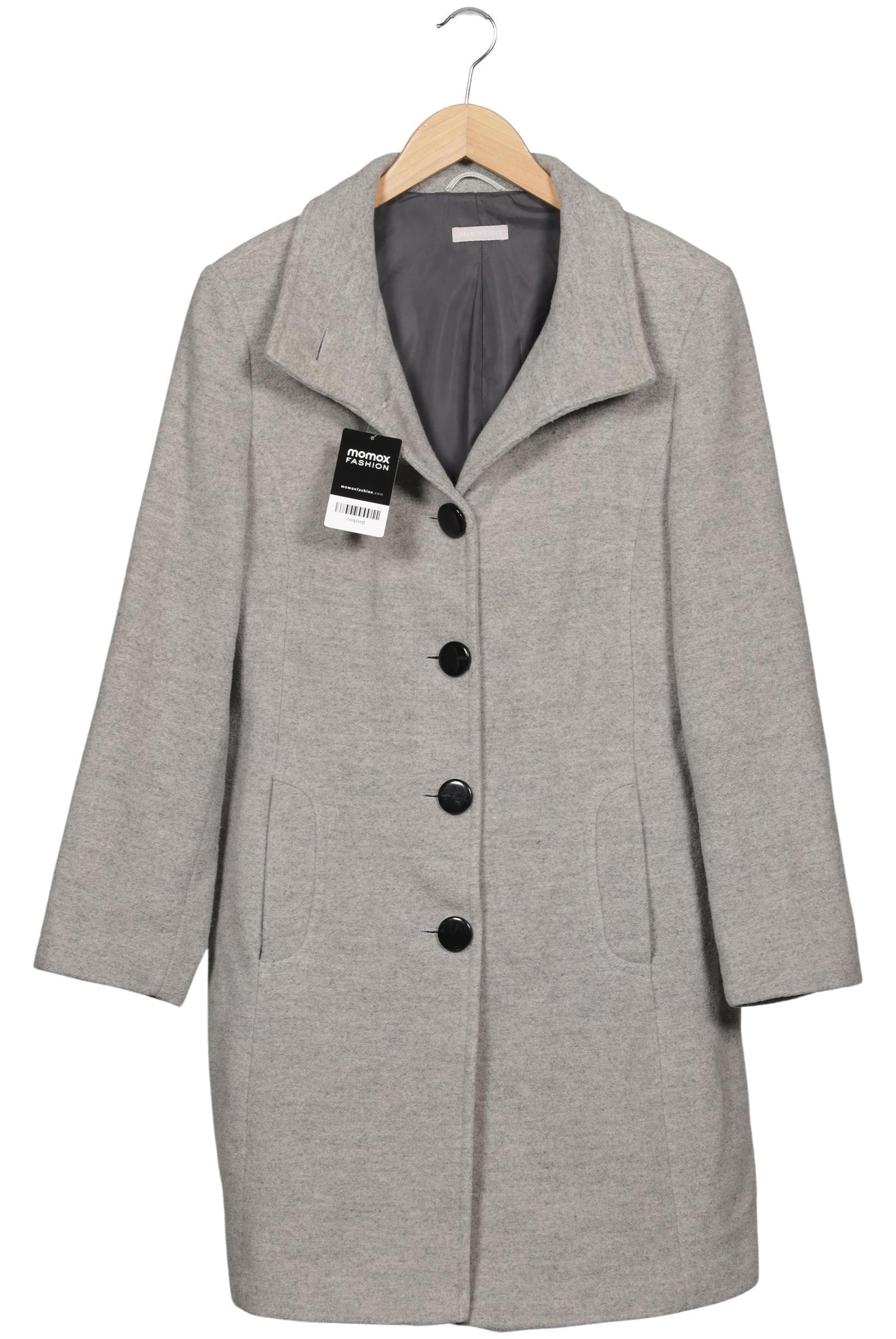 

Marco Pecci Damen Mantel, grau, Gr. 42