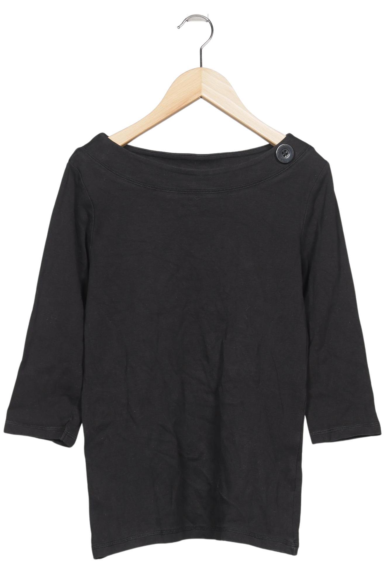 

Marco Pecci Damen Langarmshirt, schwarz, Gr. 38