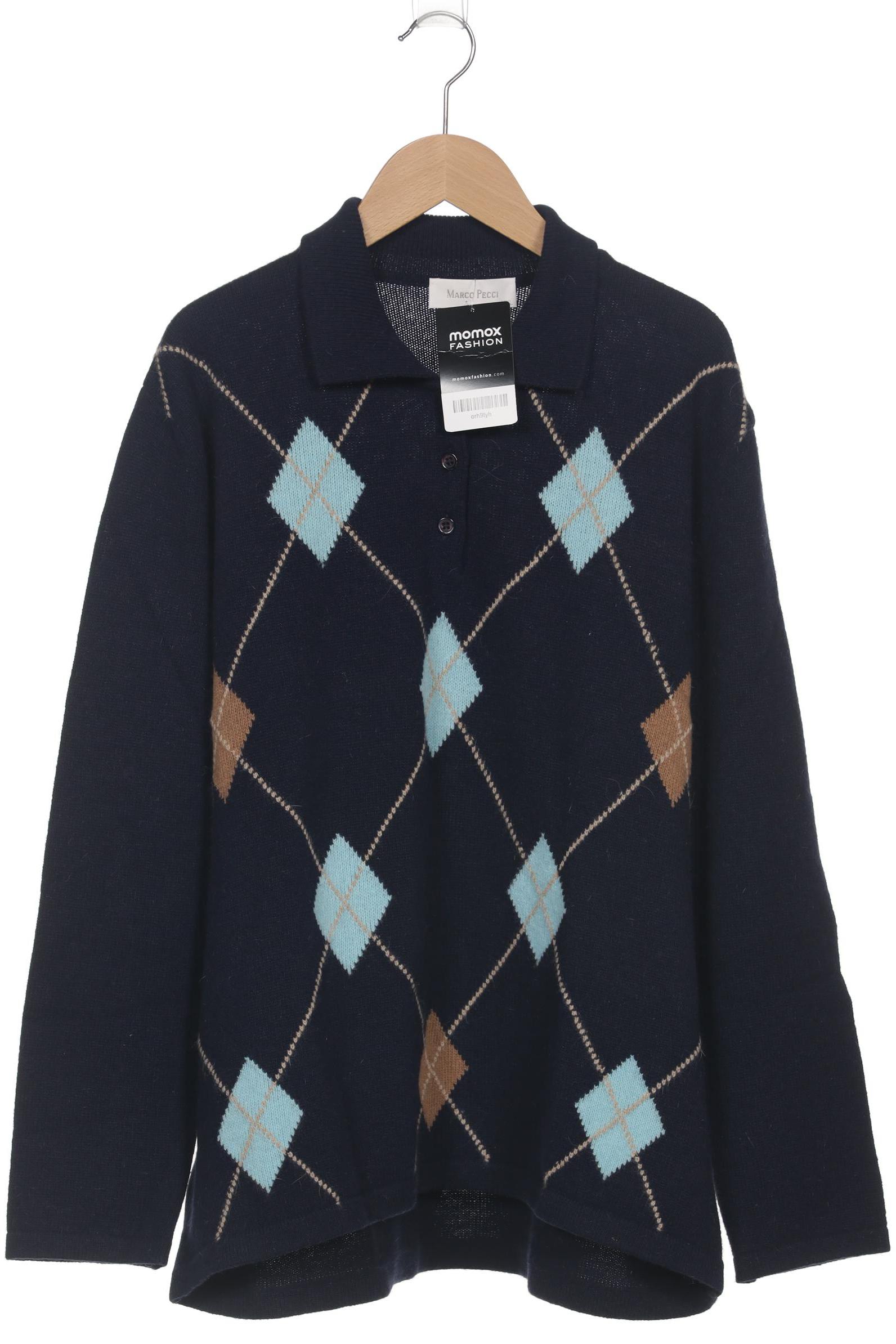 

Marco Pecci Damen Pullover, blau, Gr. 46