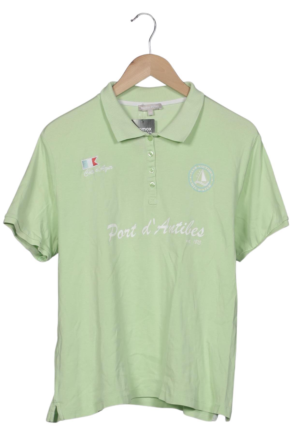 

Marco Pecci Damen Poloshirt, hellgrün, Gr. 48