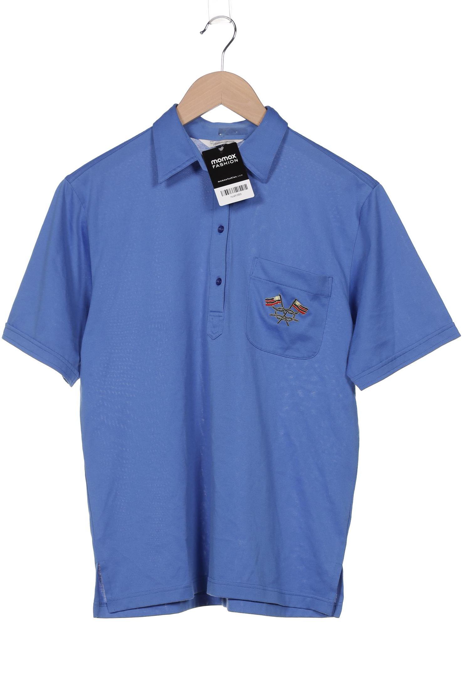 

Marco Pecci Damen Poloshirt, blau, Gr. 38