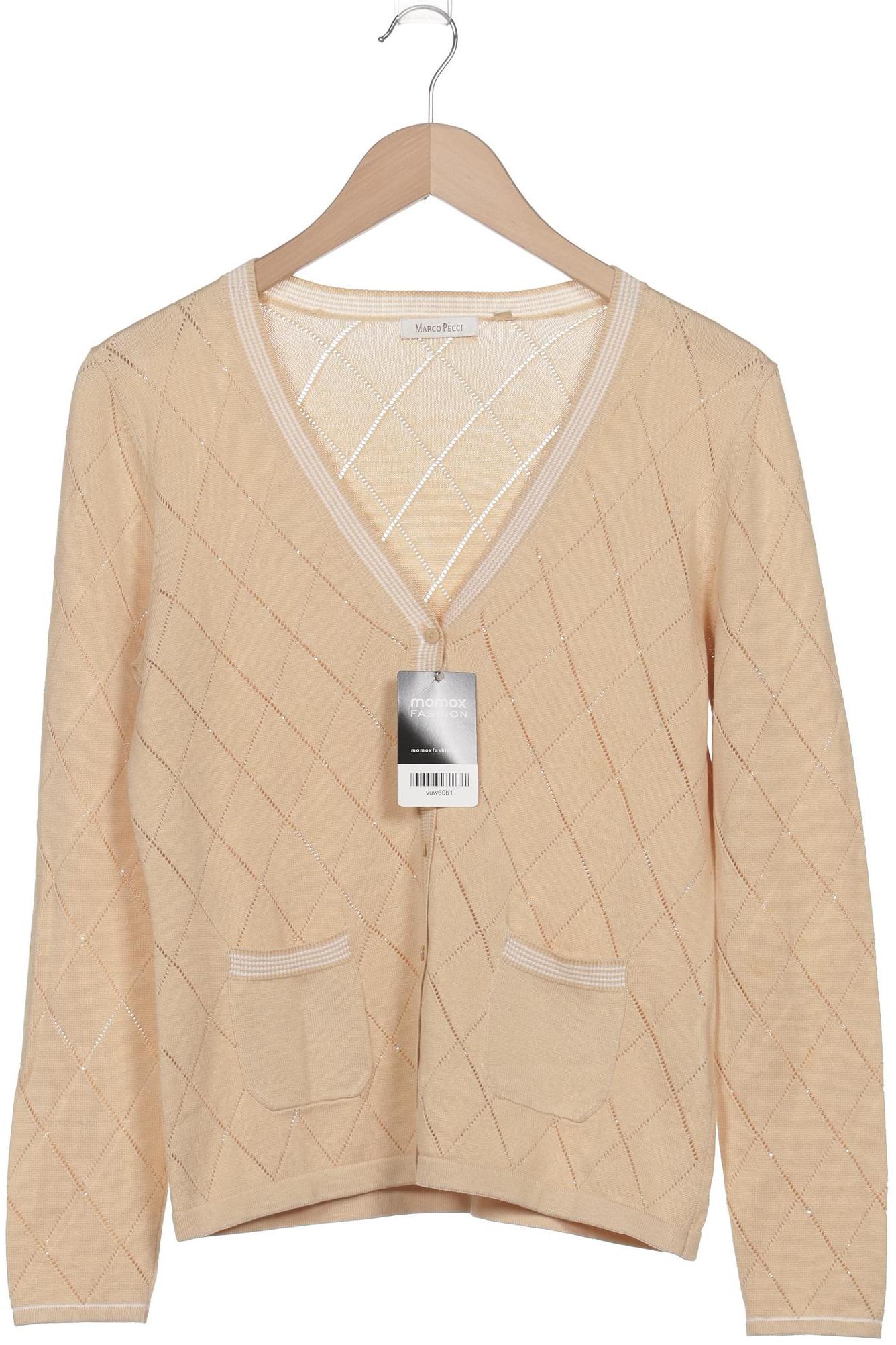 

Marco Pecci Damen Strickjacke, beige, Gr. 38