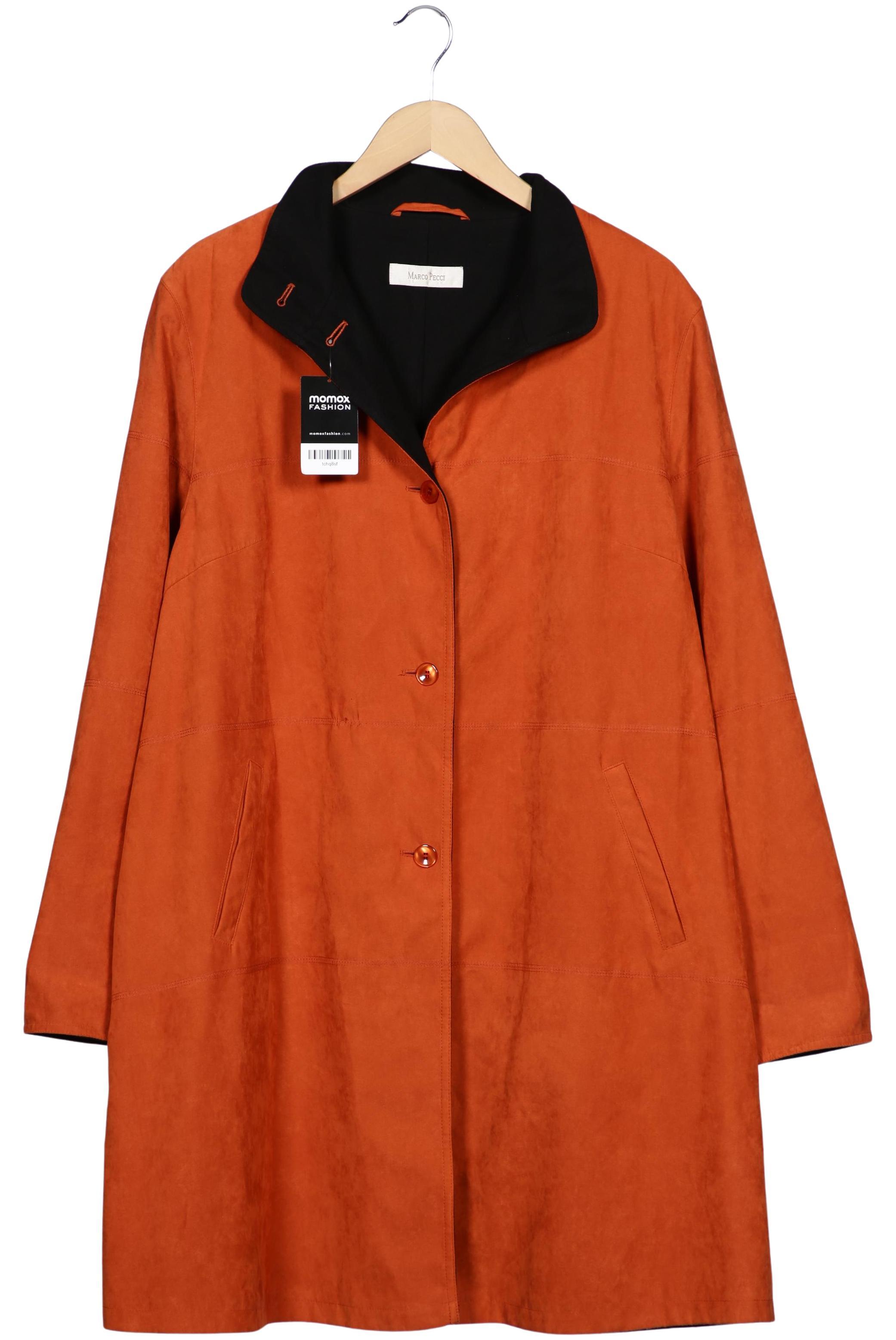 

Marco Pecci Damen Mantel, orange, Gr. 44