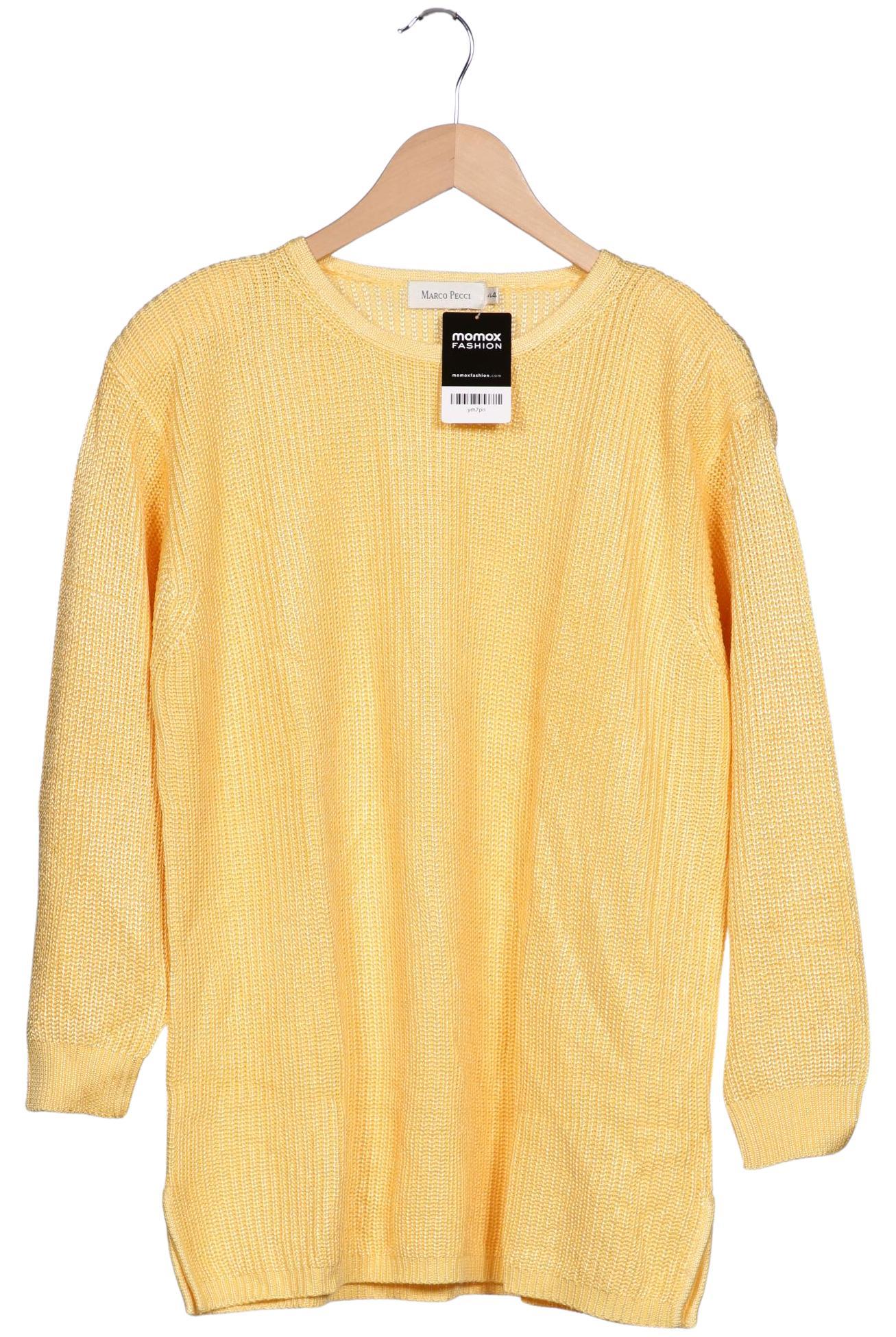 

Marco Pecci Damen Pullover, gelb, Gr. 44
