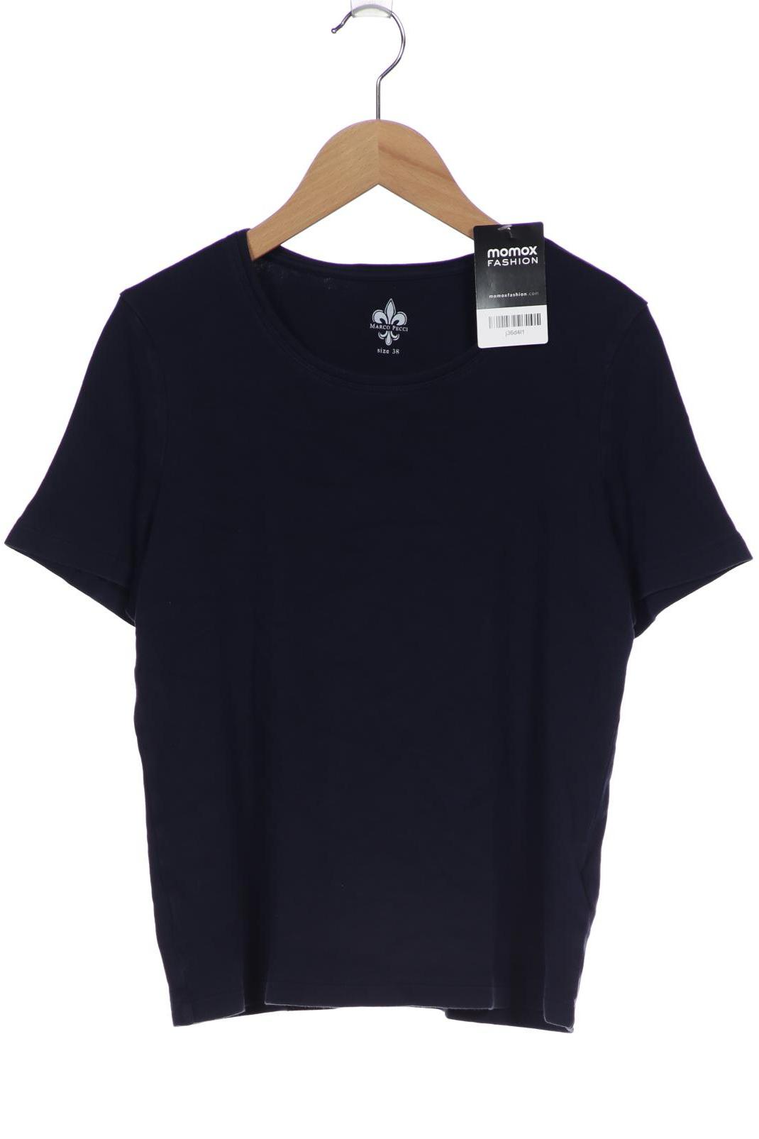 

MARCO PECCI Damen T-Shirt, marineblau