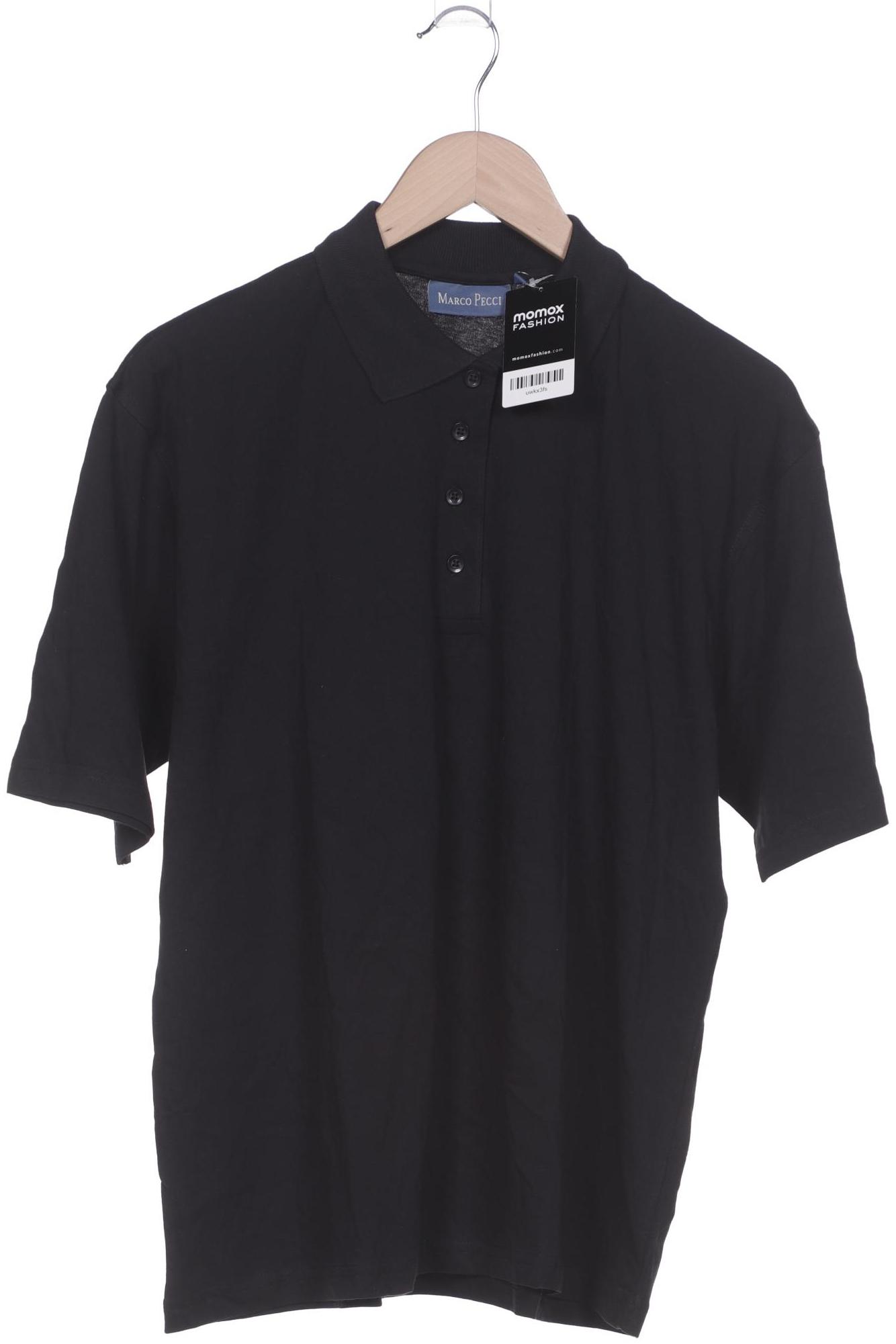 

Marco Pecci Damen Poloshirt, schwarz, Gr. 46