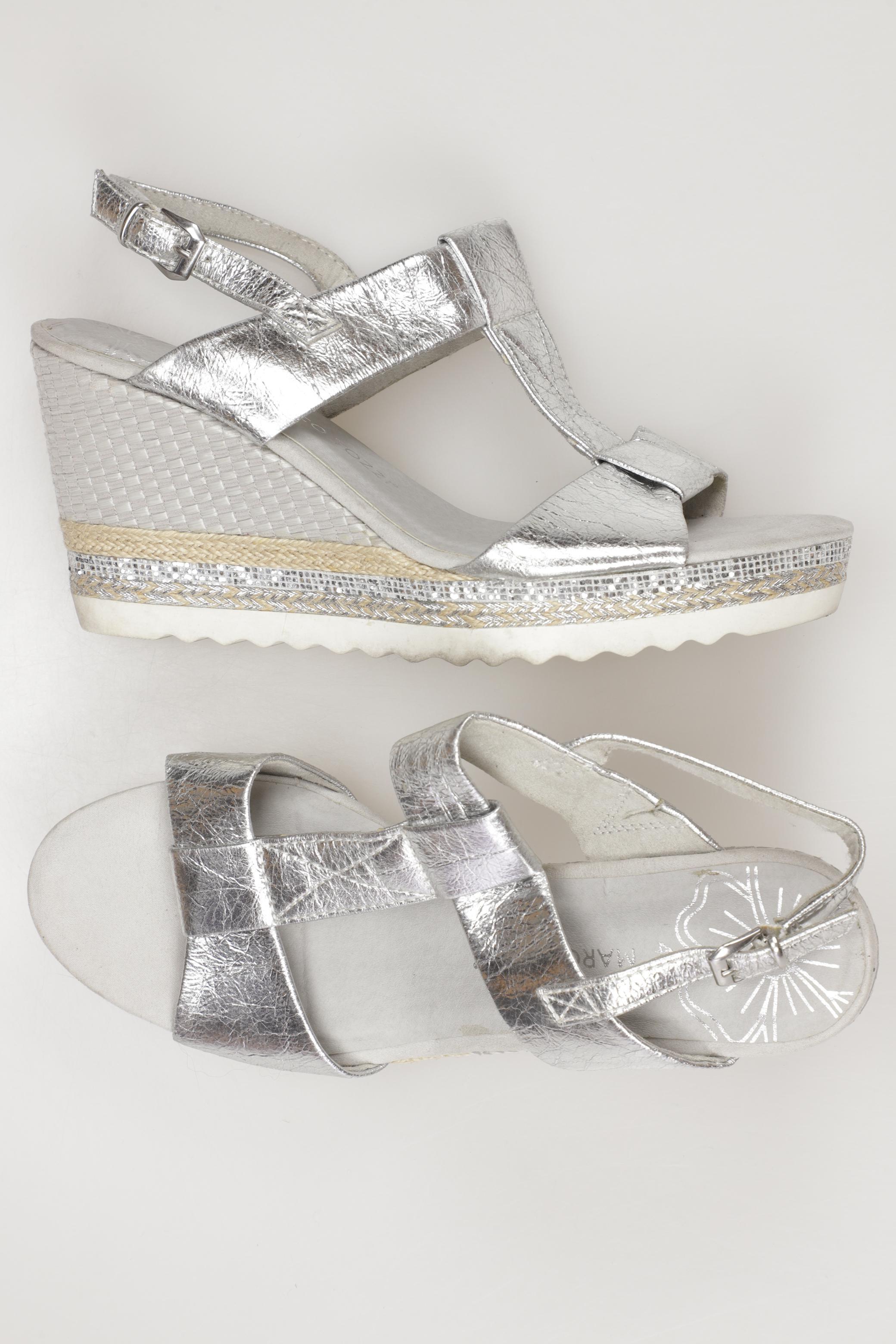

Marco Tozzi Damen Sandale, silber, Gr. 40