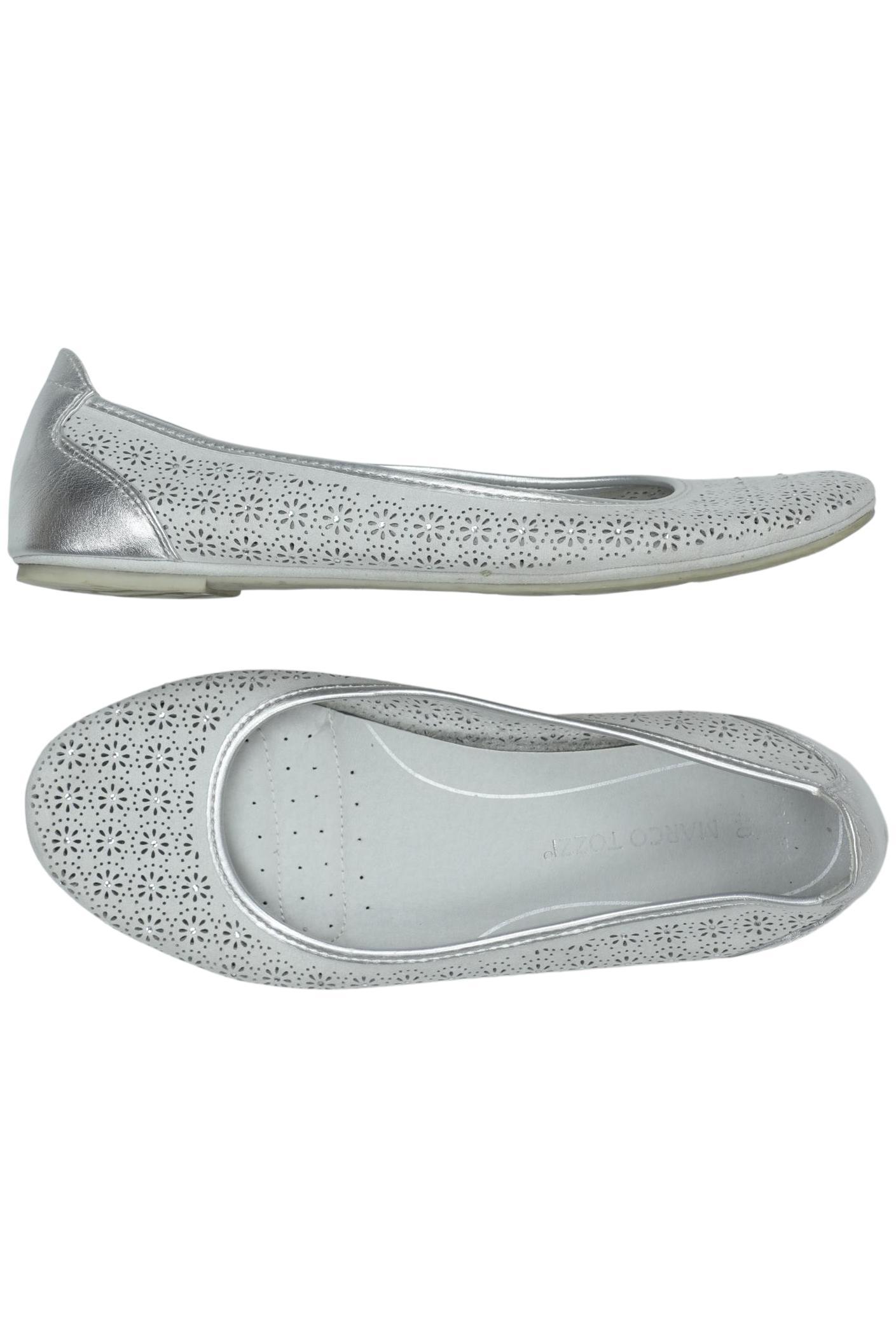 

Marco Tozzi Damen Ballerinas, silber, Gr. 40