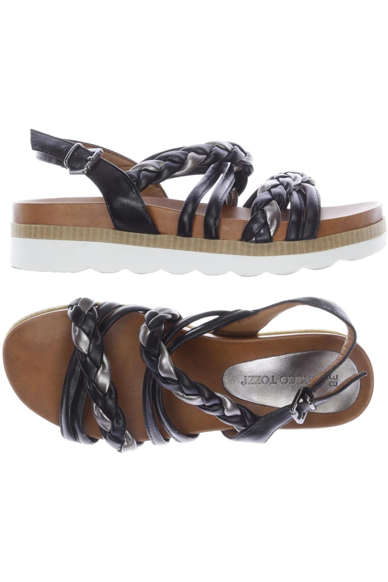 

Marco Tozzi Damen Sandale, schwarz, Gr. 38
