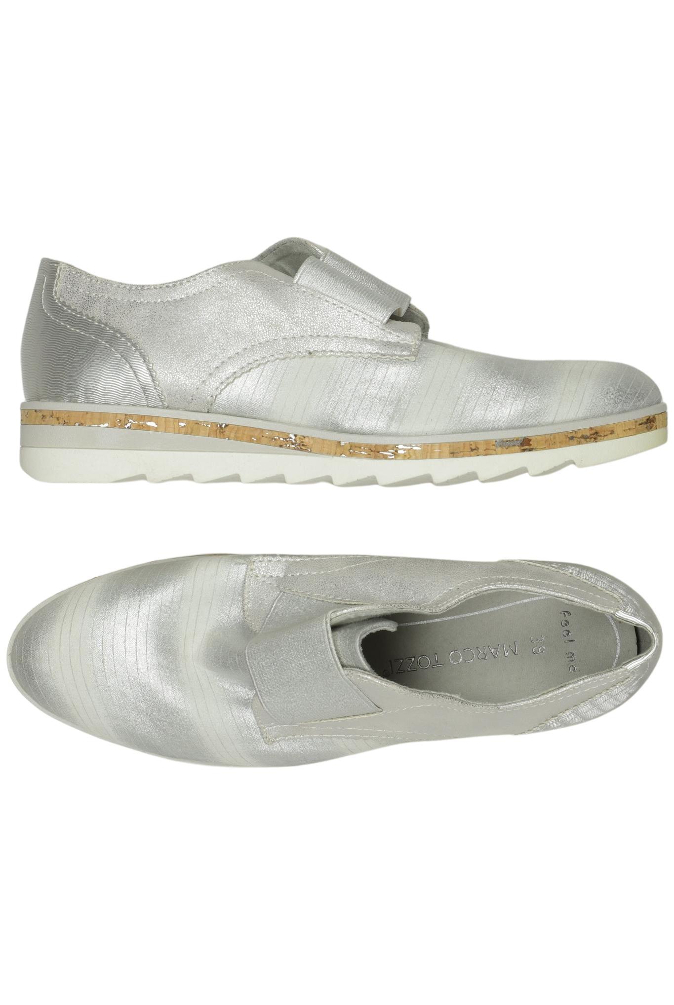 

Marco Tozzi Damen Halbschuh, silber, Gr. 38