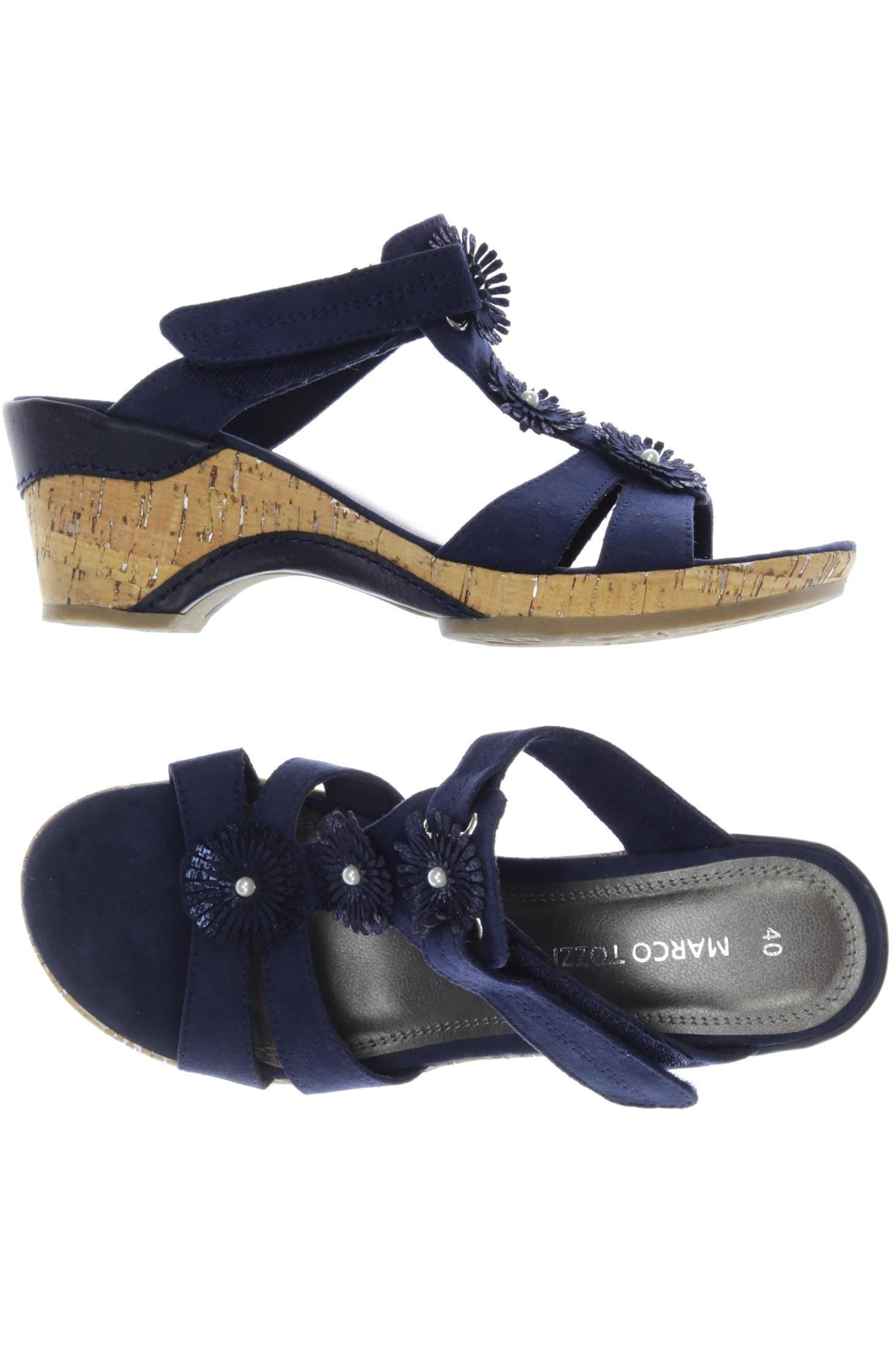 

Marco Tozzi Damen Sandale, marineblau, Gr. 40