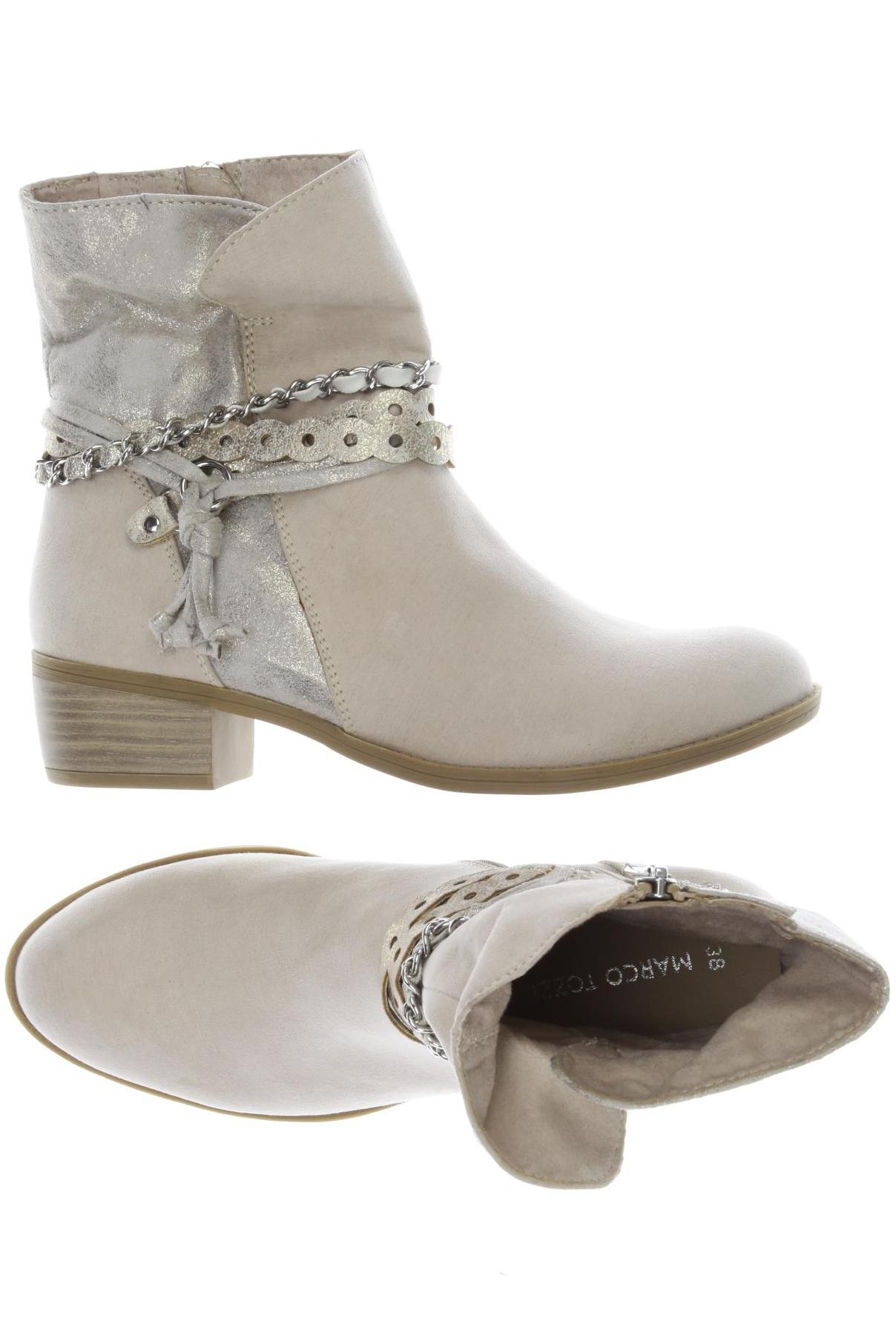 

Marco Tozzi Damen Stiefelette, beige, Gr. 38
