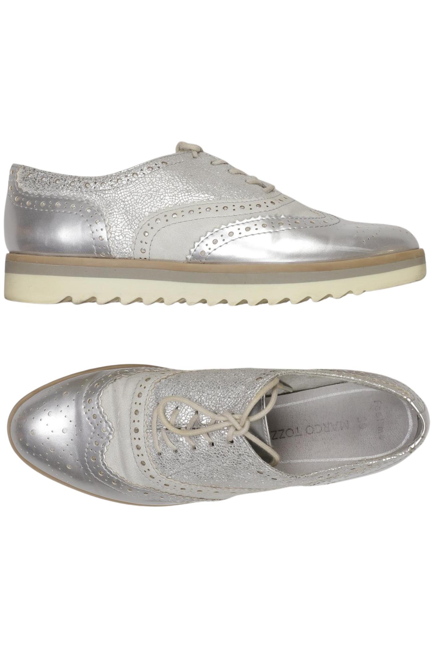 

Marco Tozzi Damen Halbschuh, silber, Gr. 39