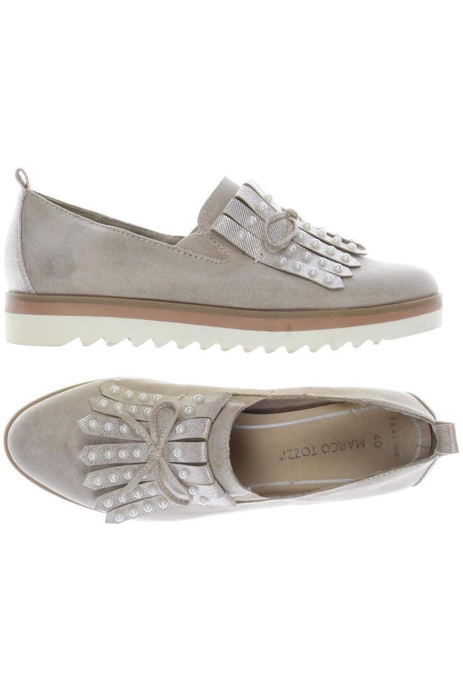 

Marco Tozzi Damen Halbschuh, beige, Gr. 40