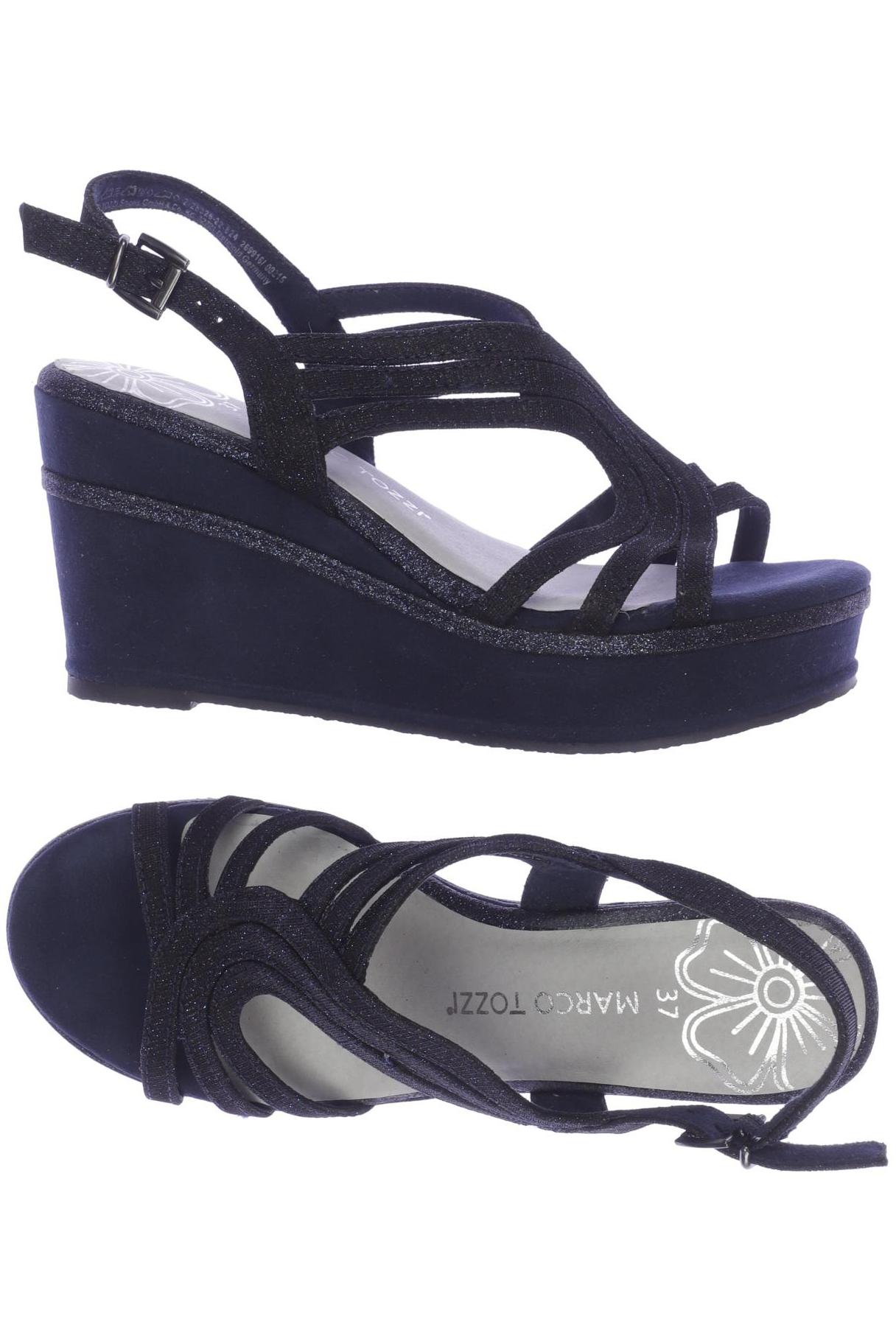 

Marco Tozzi Damen Sandale, marineblau, Gr. 37
