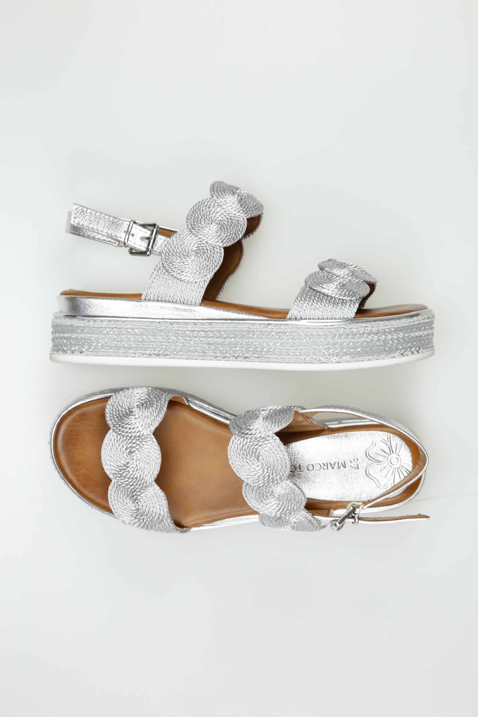 

Marco Tozzi Damen Sandale, silber, Gr. 37