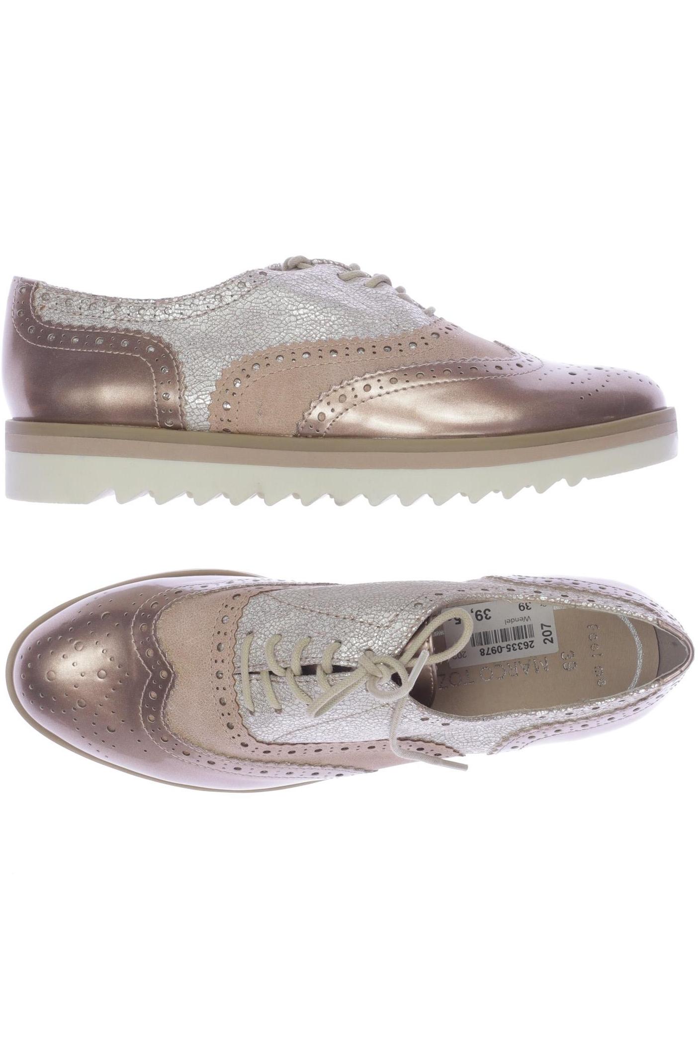 

Marco Tozzi Damen Halbschuh, beige, Gr. 39