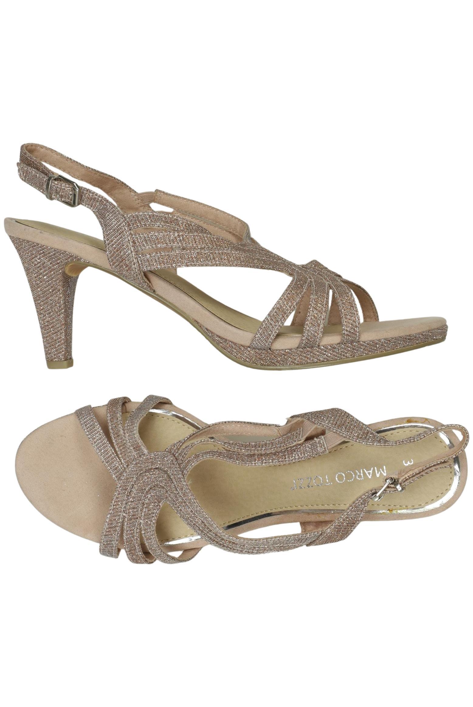 

Marco Tozzi Damen Sandale, gold, Gr. 39