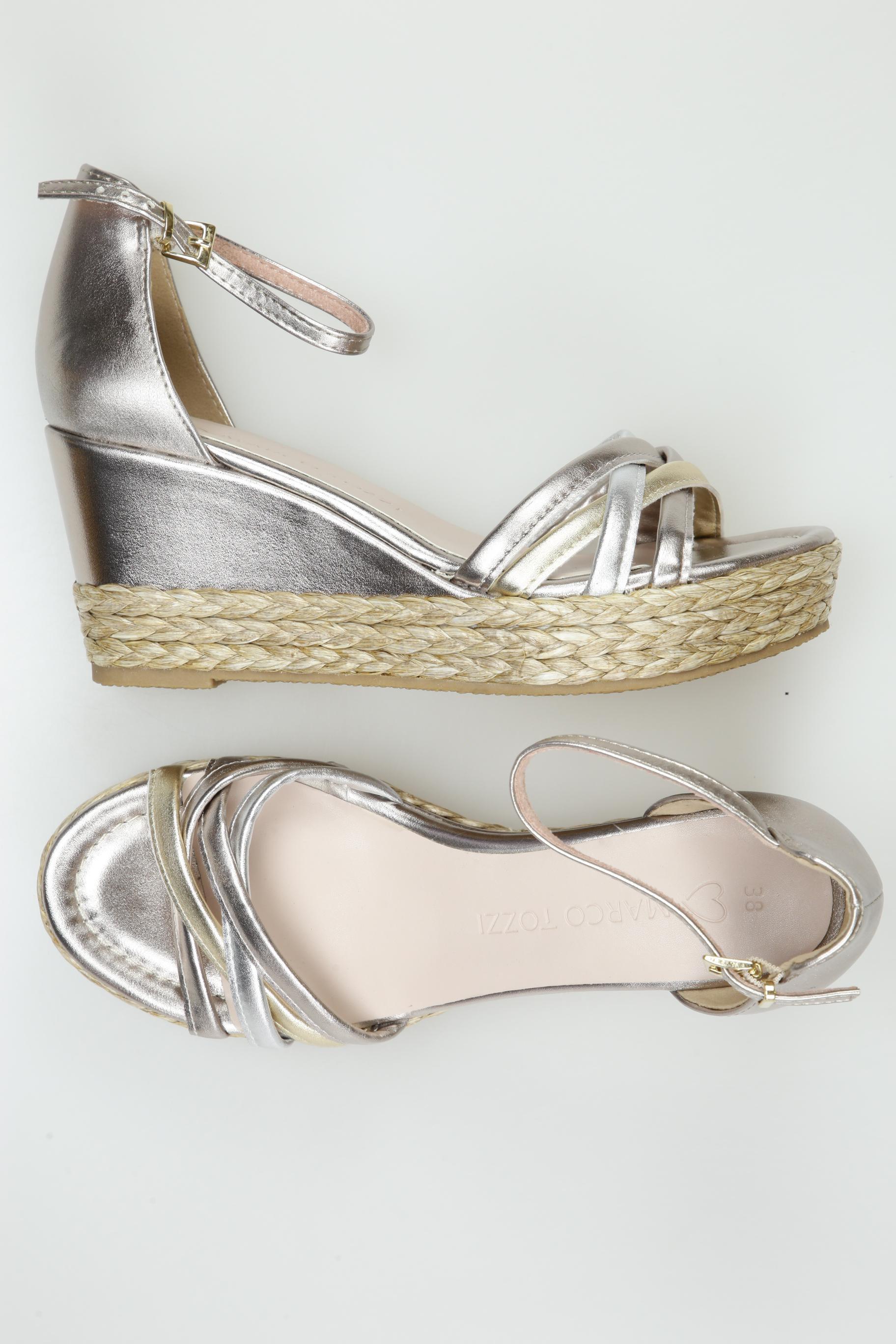 

Marco Tozzi Damen Sandale, gold, Gr. 38