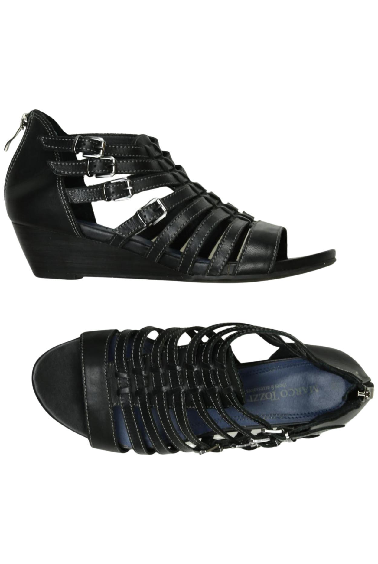 

Marco Tozzi Damen Sandale, schwarz, Gr. 38
