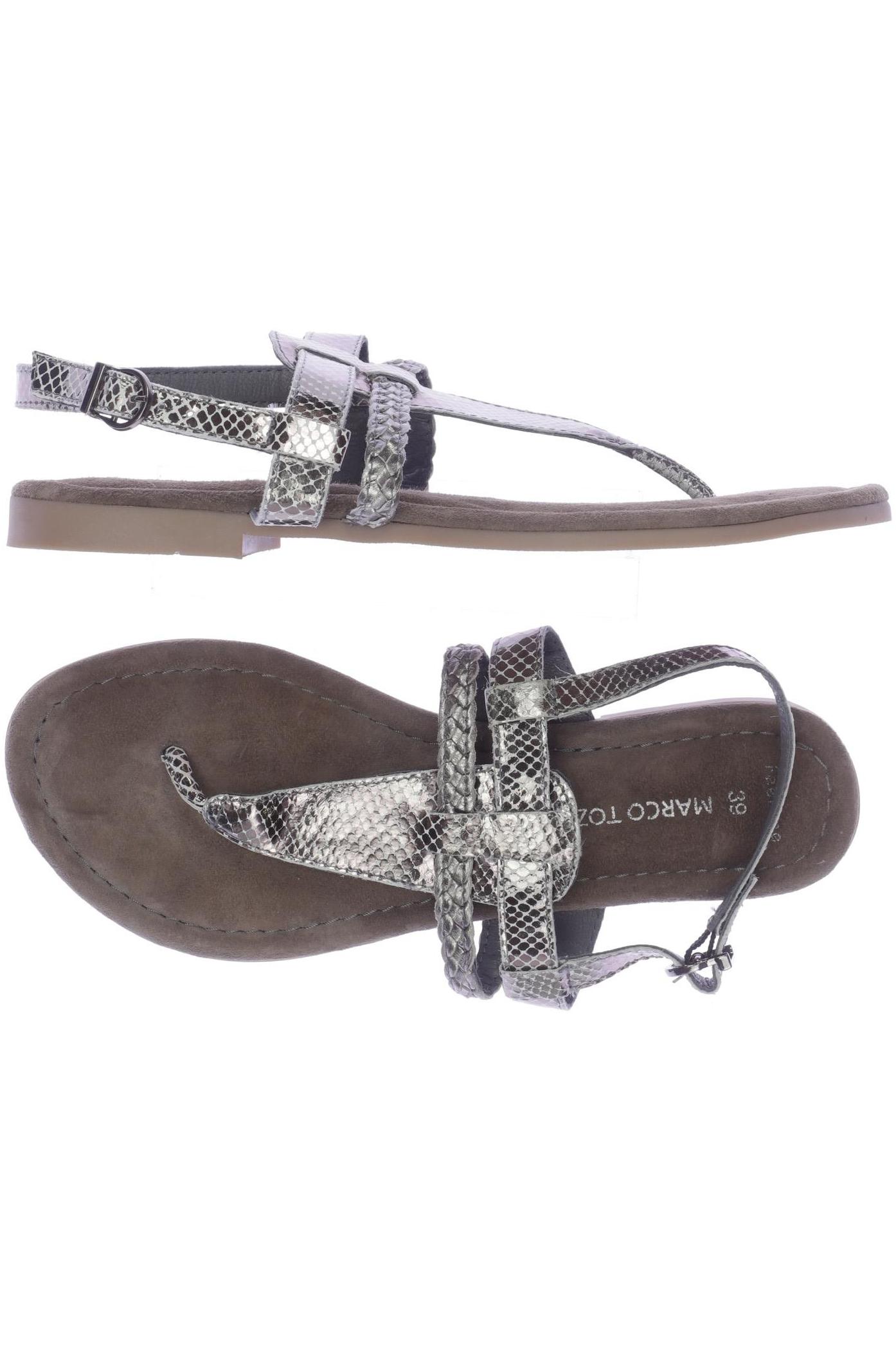

Marco Tozzi Damen Sandale, silber, Gr. 39