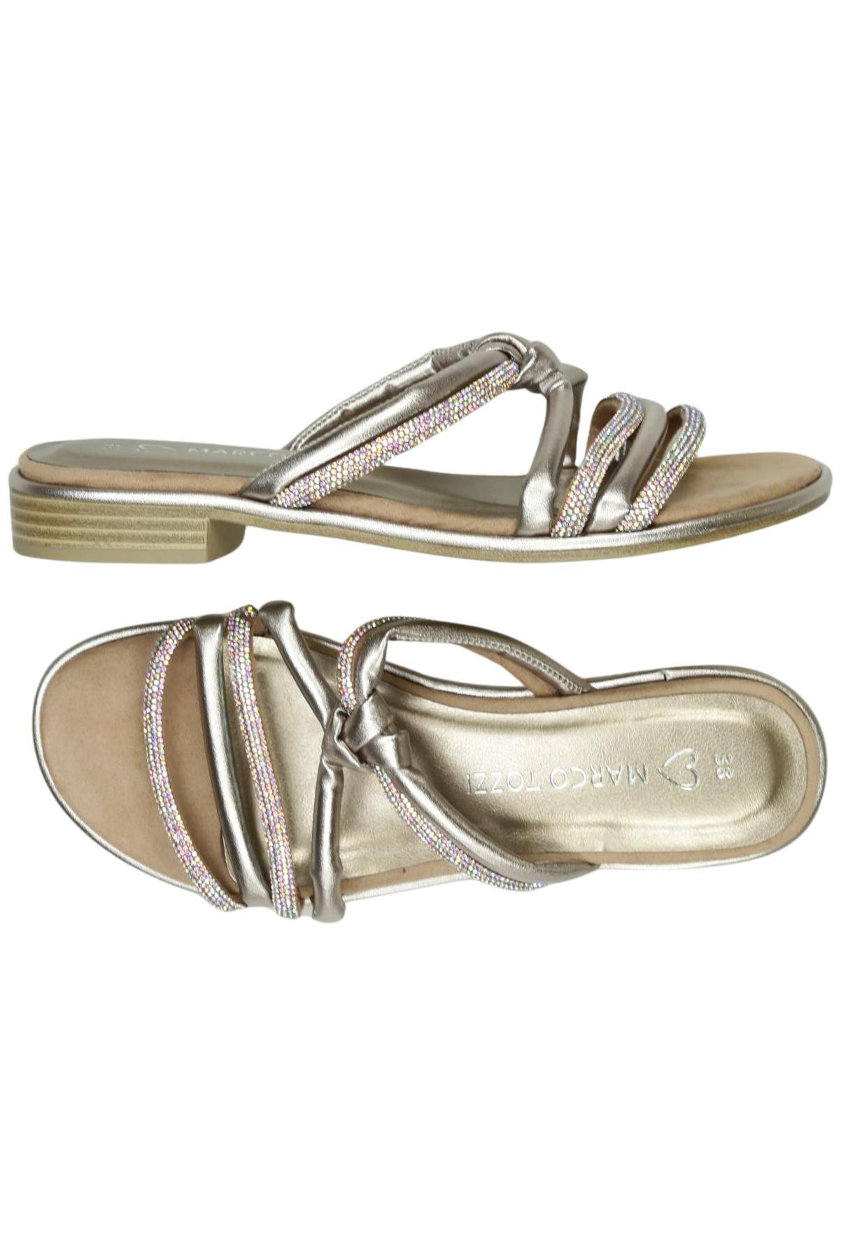 

Marco Tozzi Damen Sandale, gold, Gr. 38