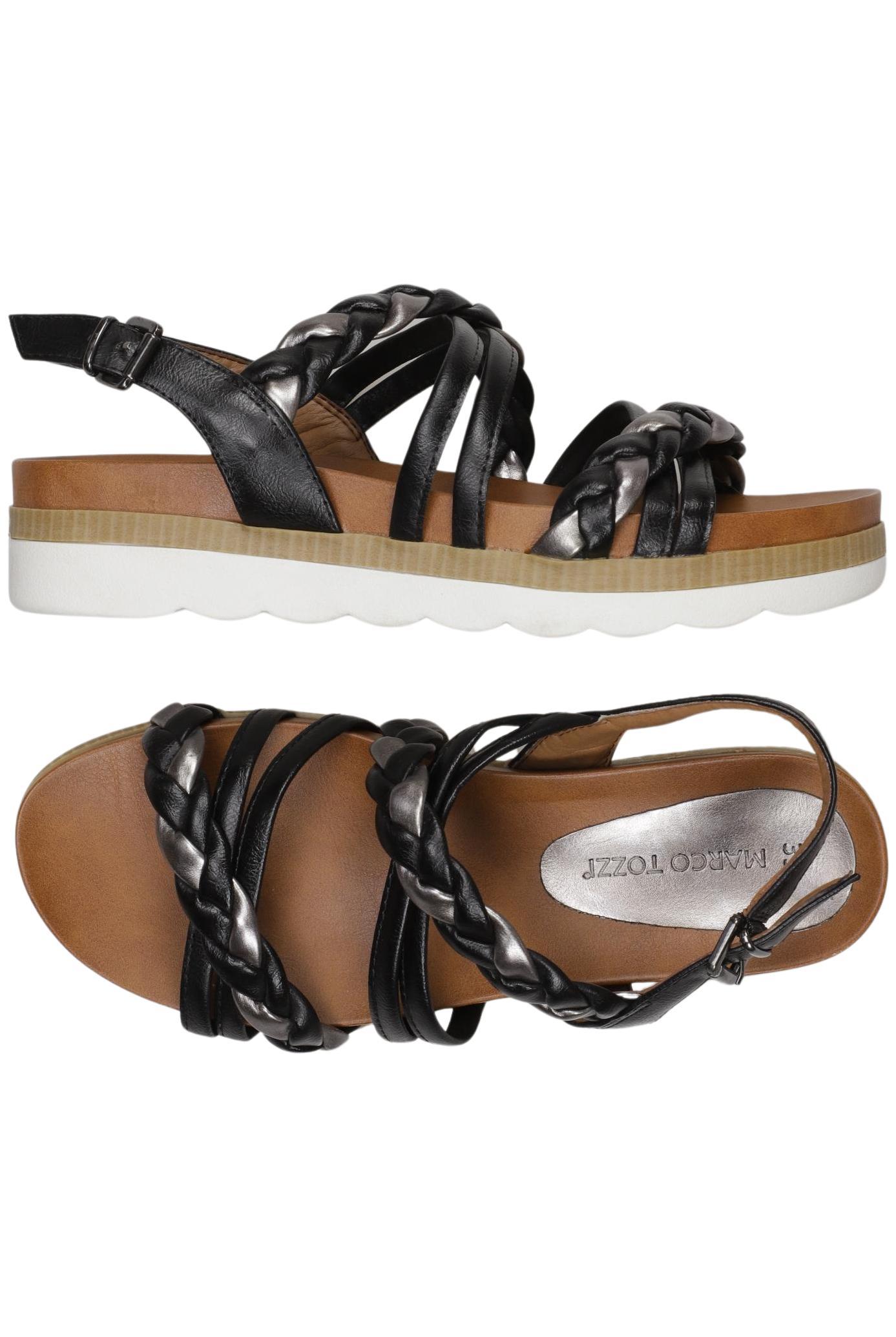 

Marco Tozzi Damen Sandale, schwarz, Gr. 39