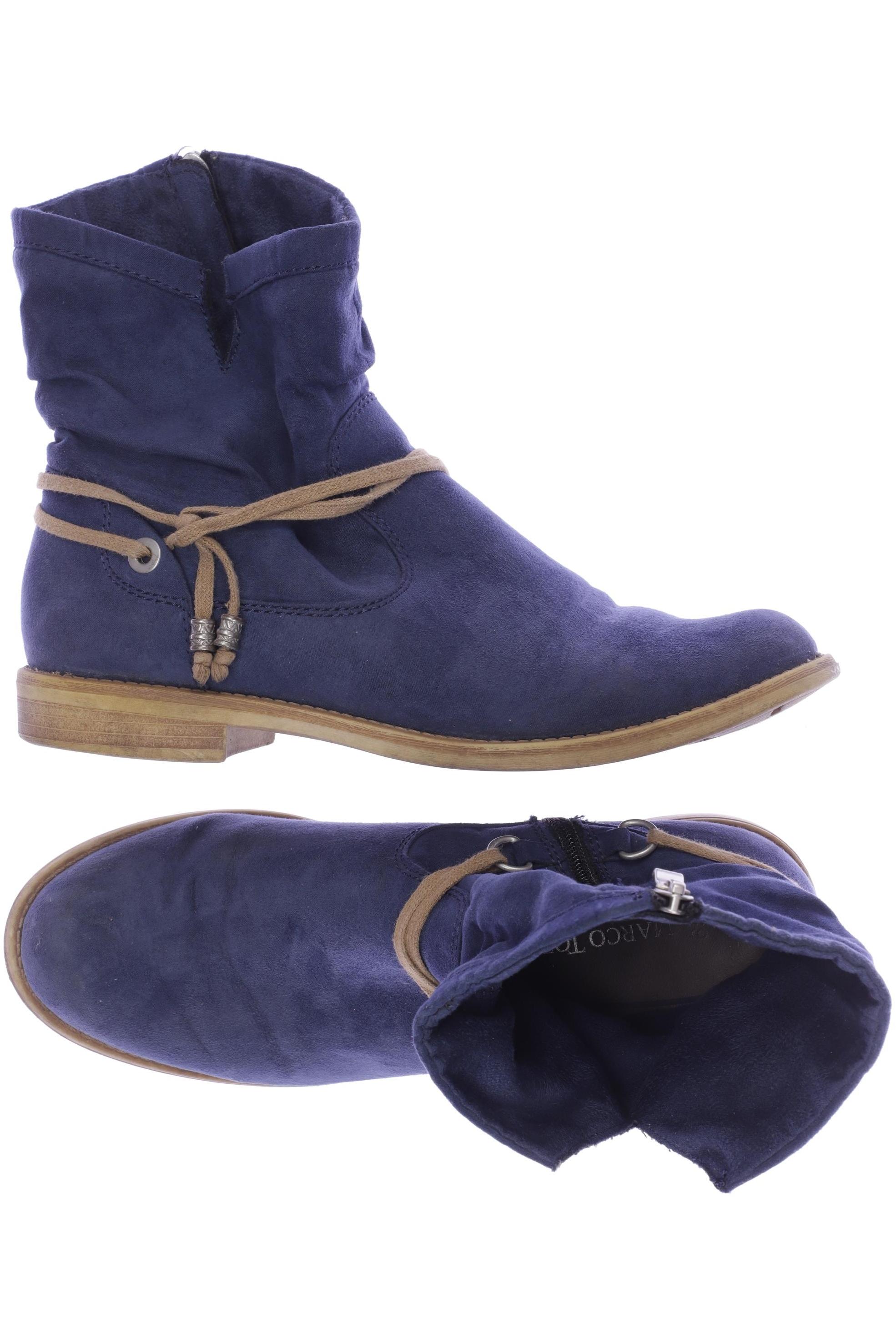 

Marco Tozzi Damen Stiefelette, blau, Gr. 39
