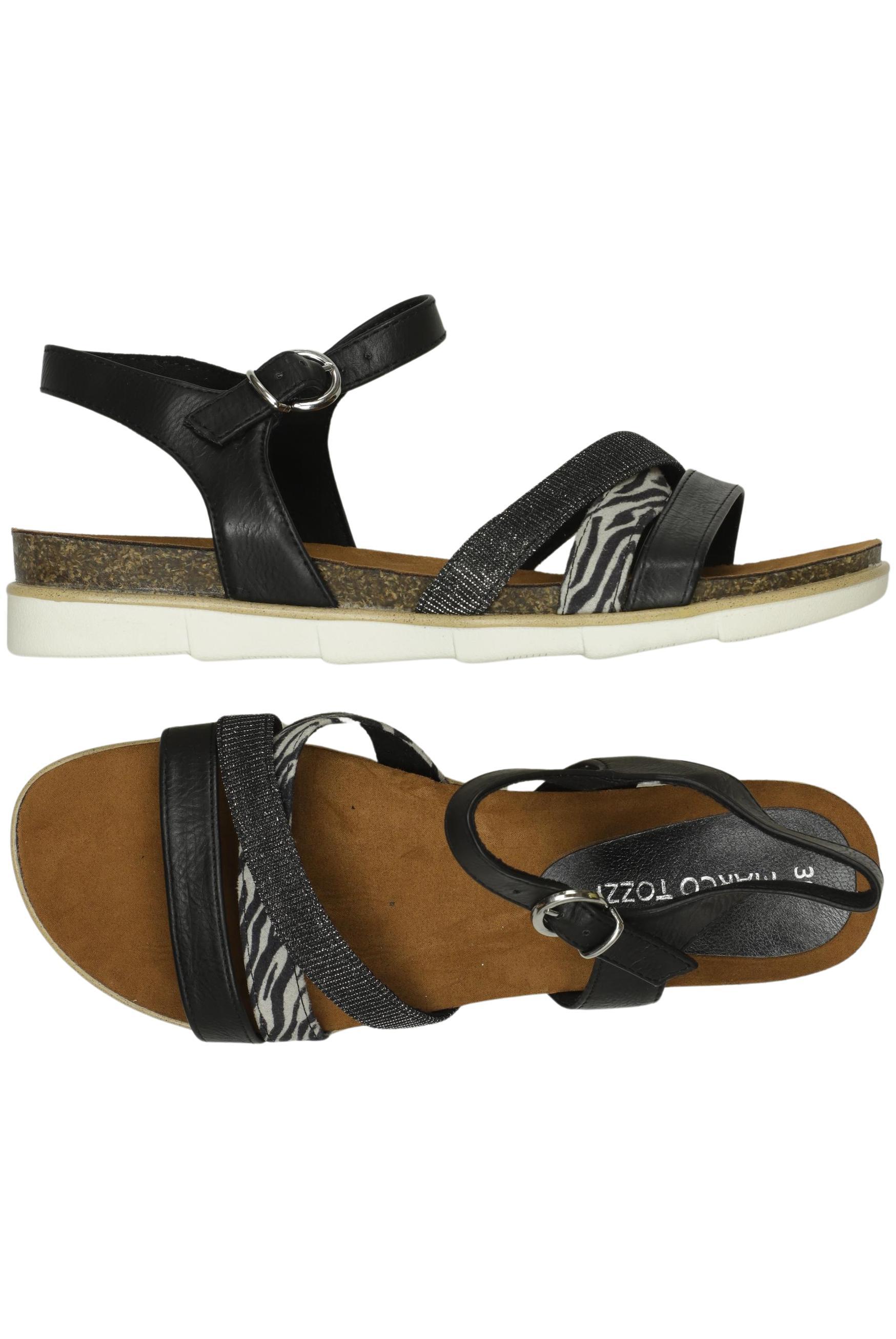 

Marco Tozzi Damen Sandale, schwarz, Gr. 39