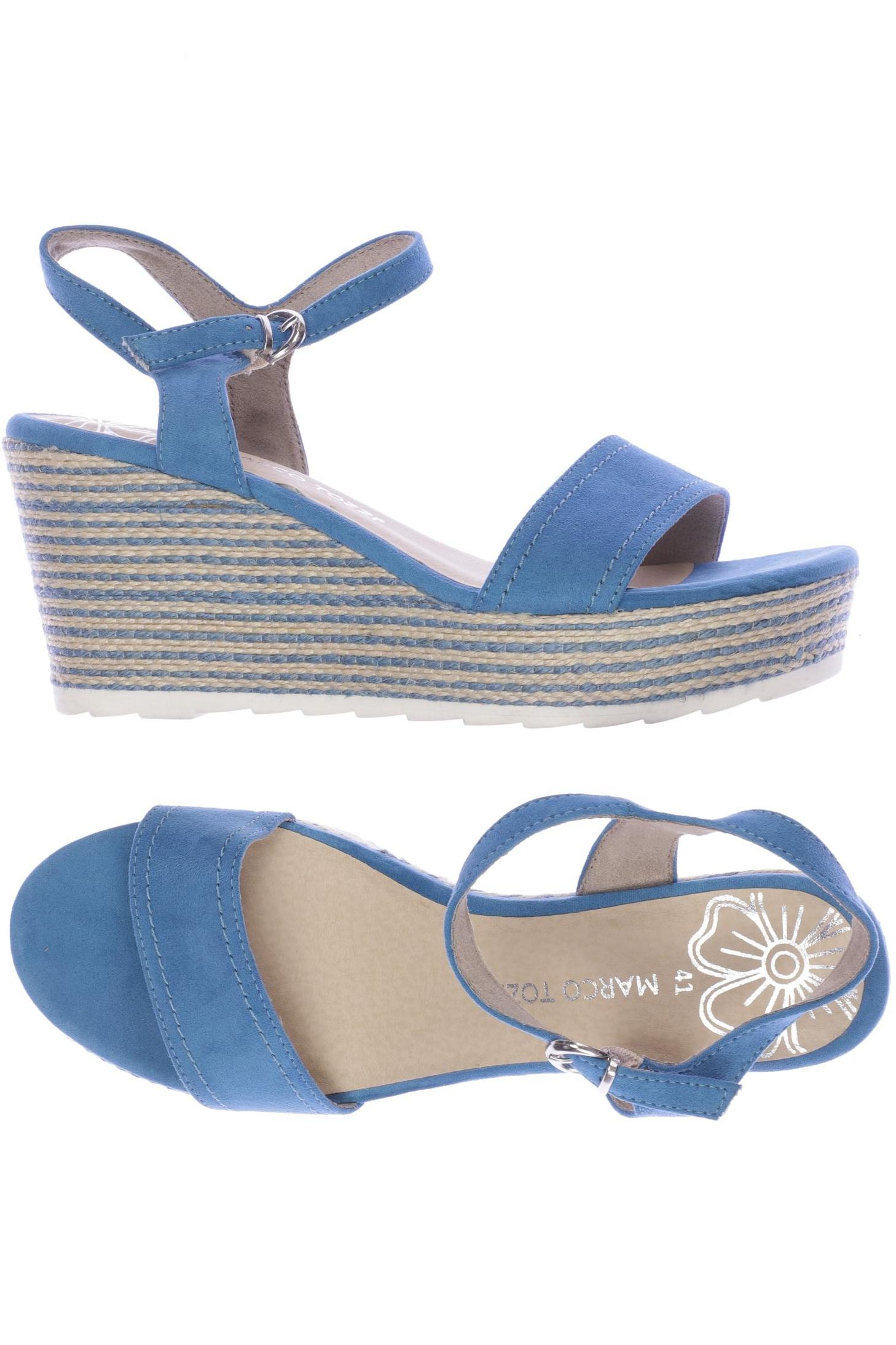 

Marco Tozzi Damen Sandale, blau, Gr. 41