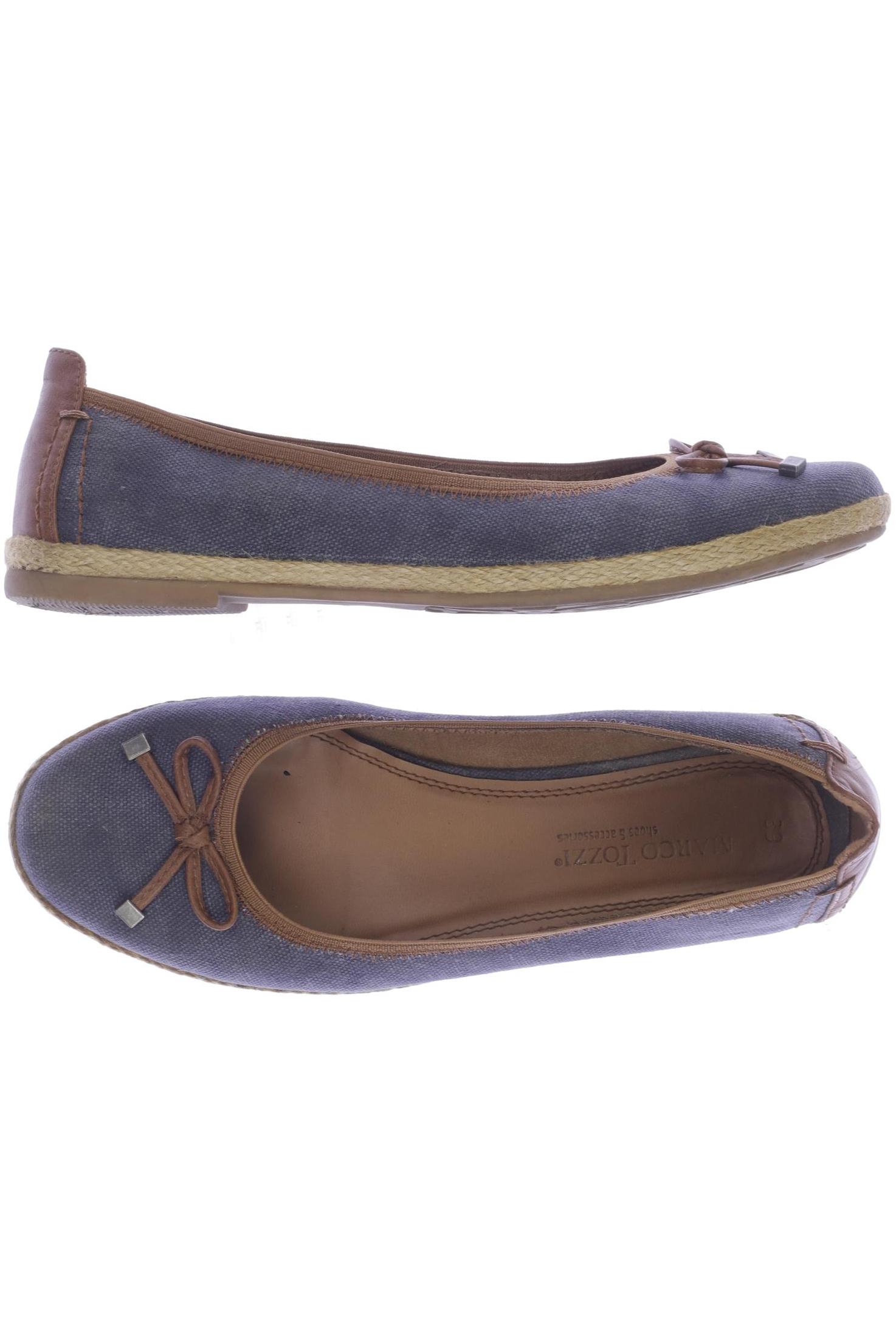 

Marco Tozzi Damen Ballerinas, marineblau