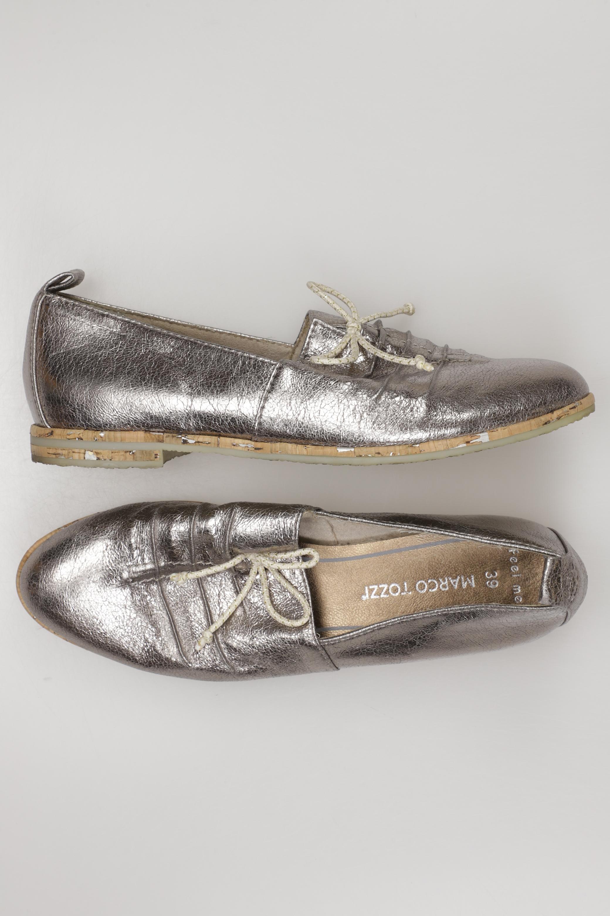 

Marco Tozzi Damen Halbschuh, silber, Gr. 39