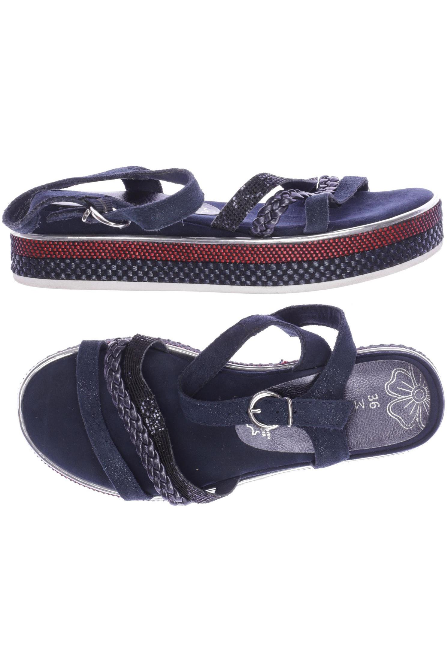 

Marco Tozzi Damen Sandale, marineblau
