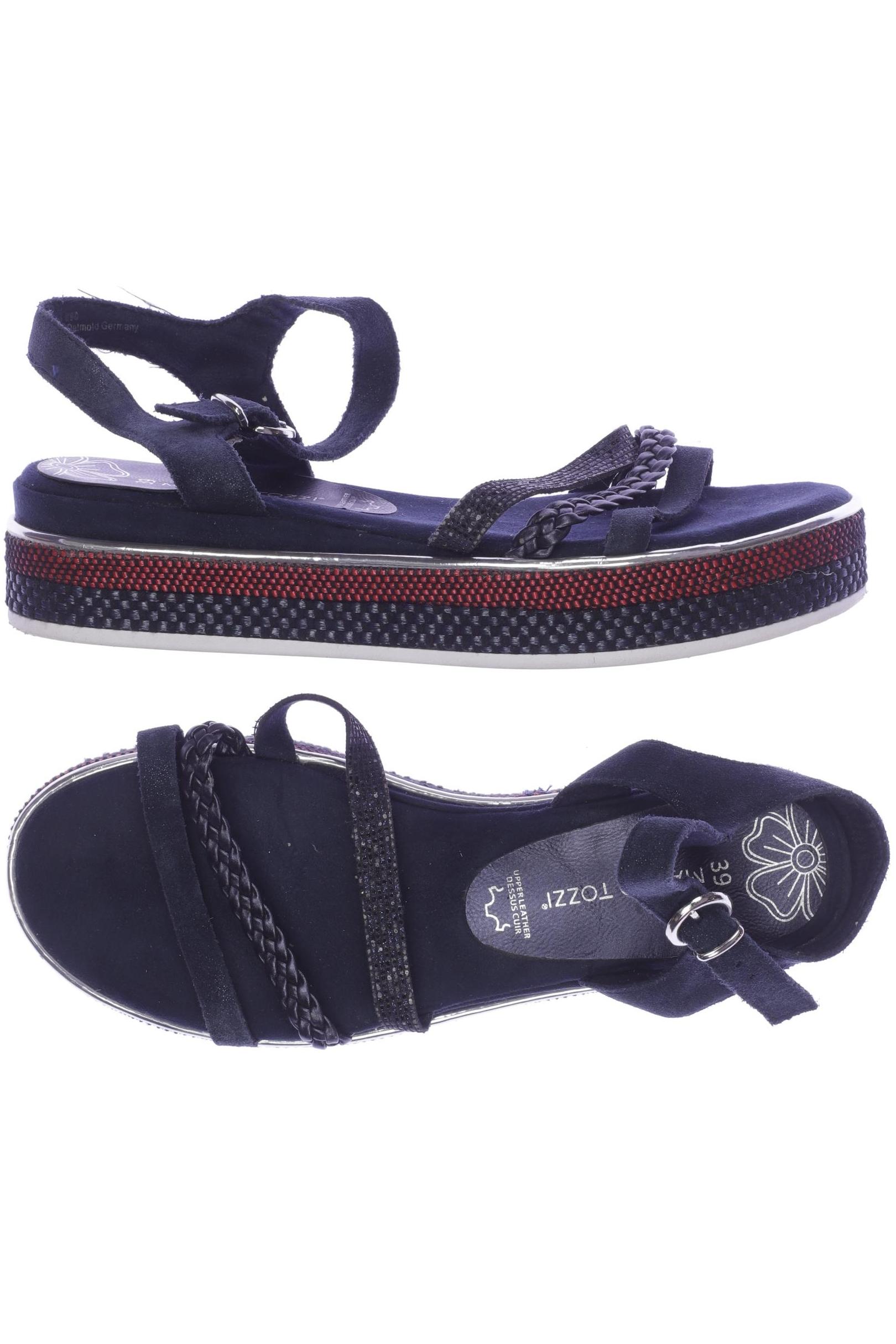 

Marco Tozzi Damen Sandale, marineblau, Gr. 39