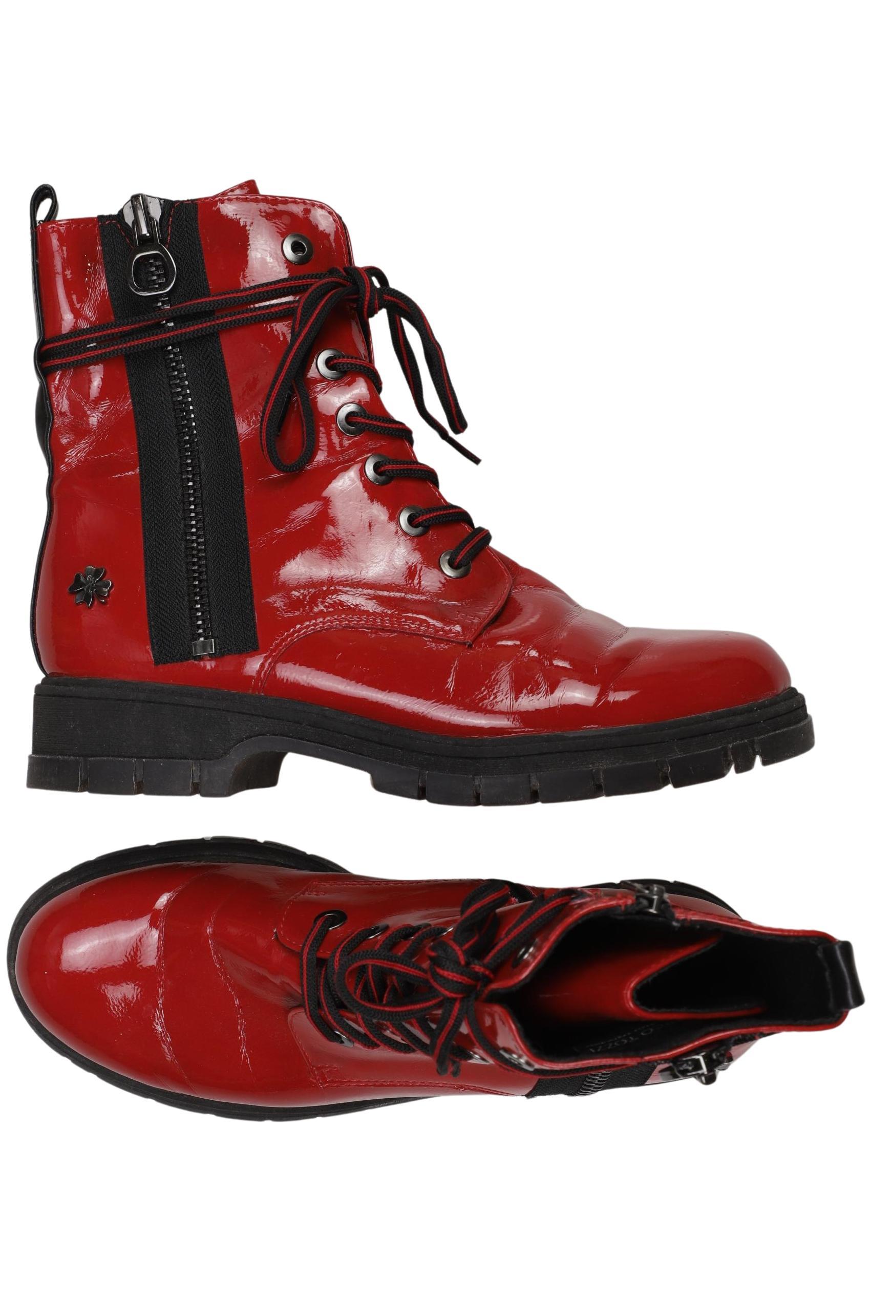 

Marco Tozzi Damen Stiefelette, rot, Gr. 40