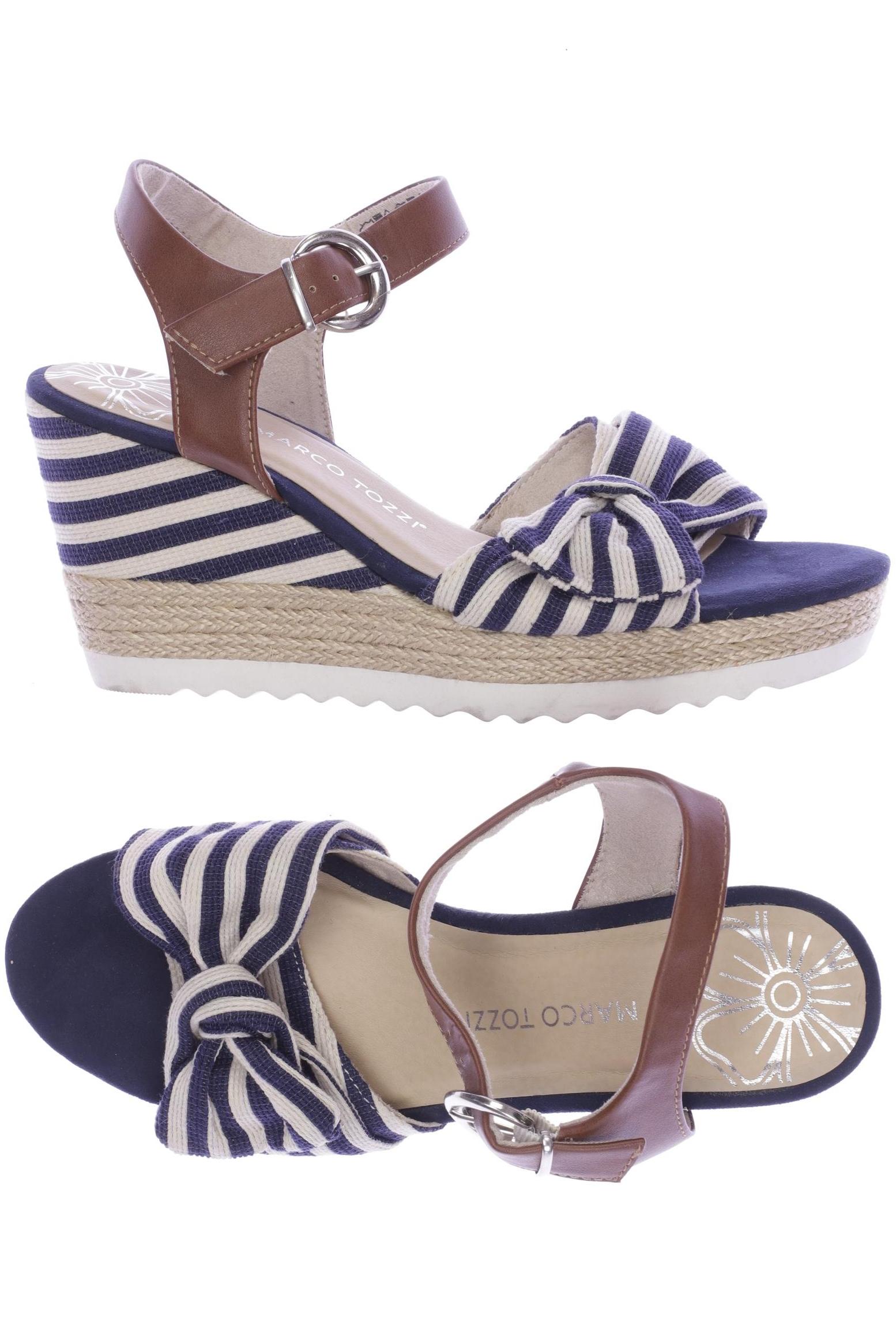 

Marco Tozzi Damen Sandale, marineblau, Gr. 38