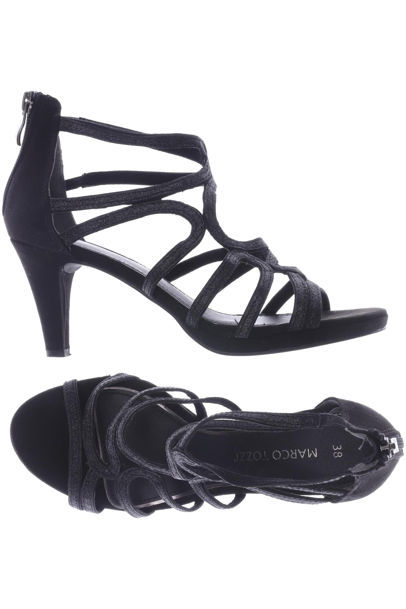 

Marco Tozzi Damen Sandale, schwarz, Gr. 38
