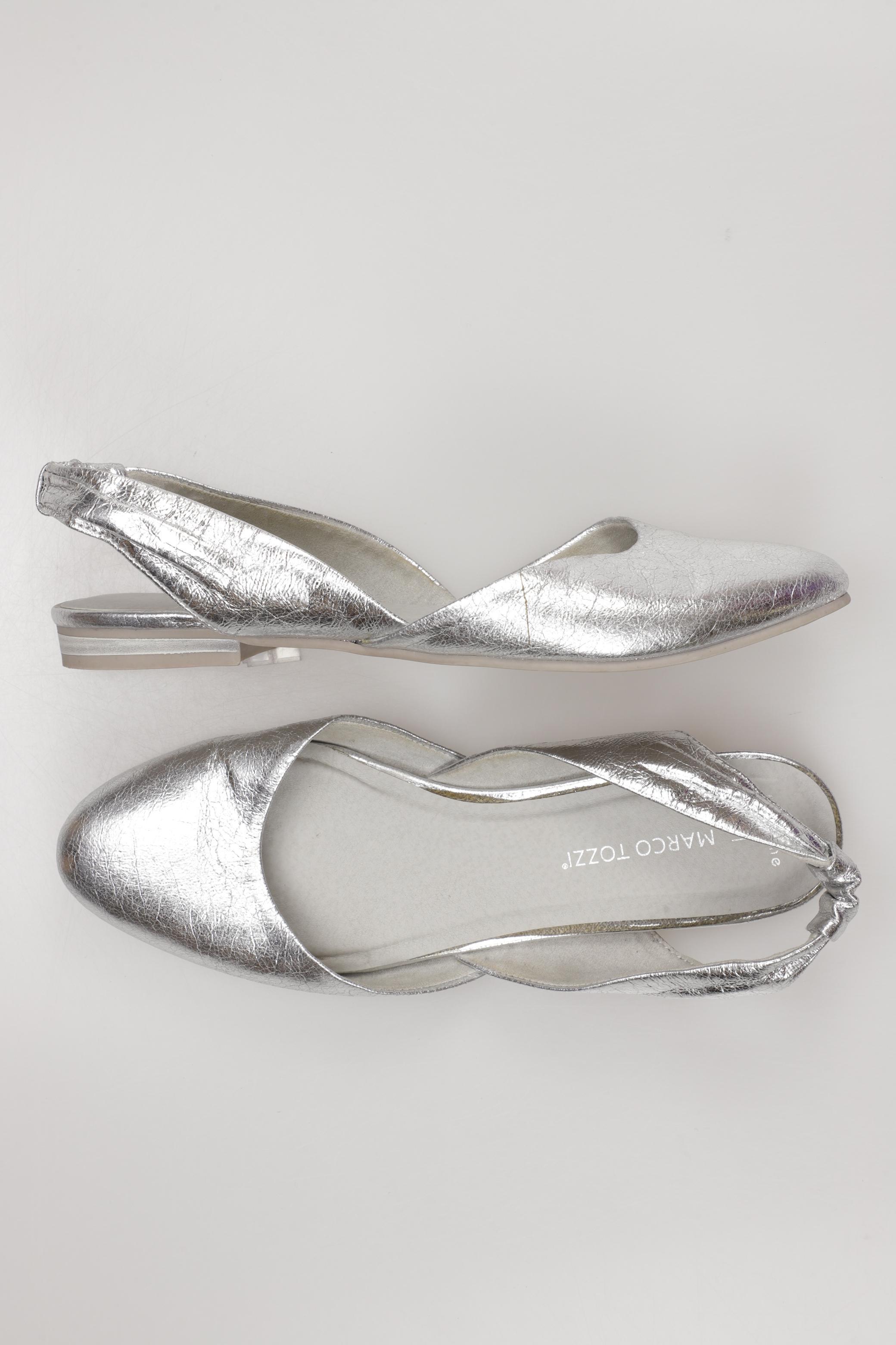 

Marco Tozzi Damen Sandale, silber, Gr. 41