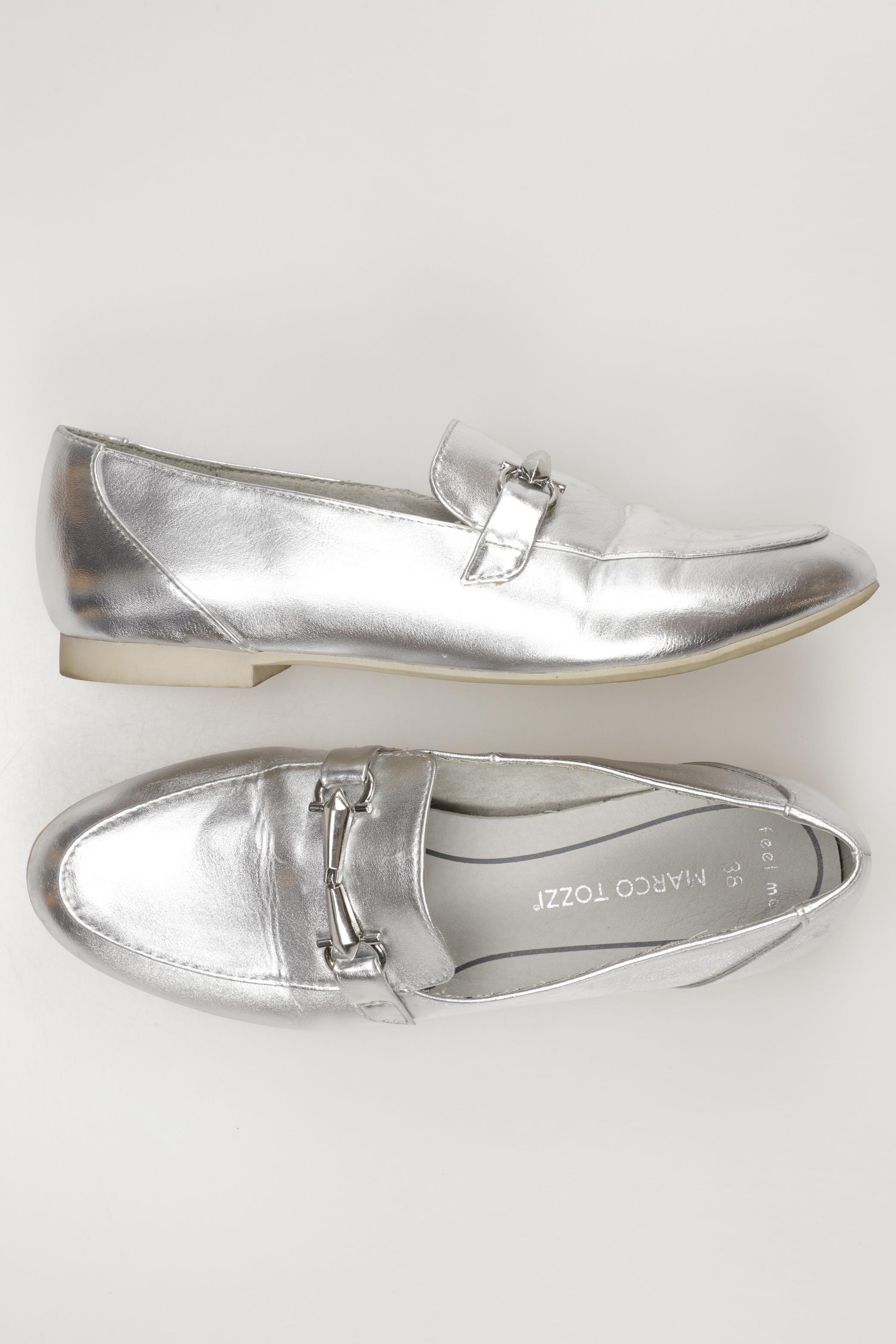 

Marco Tozzi Damen Halbschuh, silber, Gr. 38