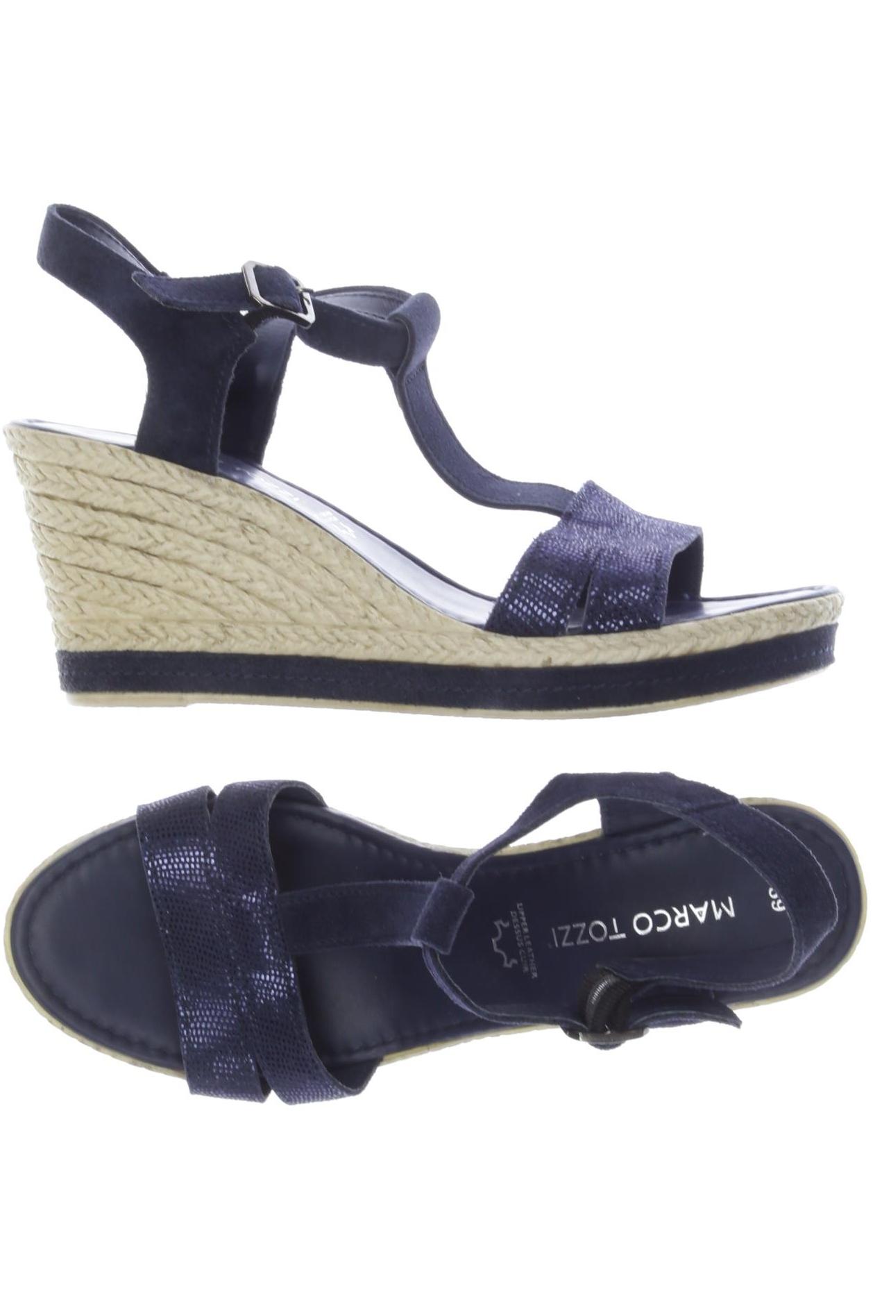 

Marco Tozzi Damen Sandale, marineblau, Gr. 39