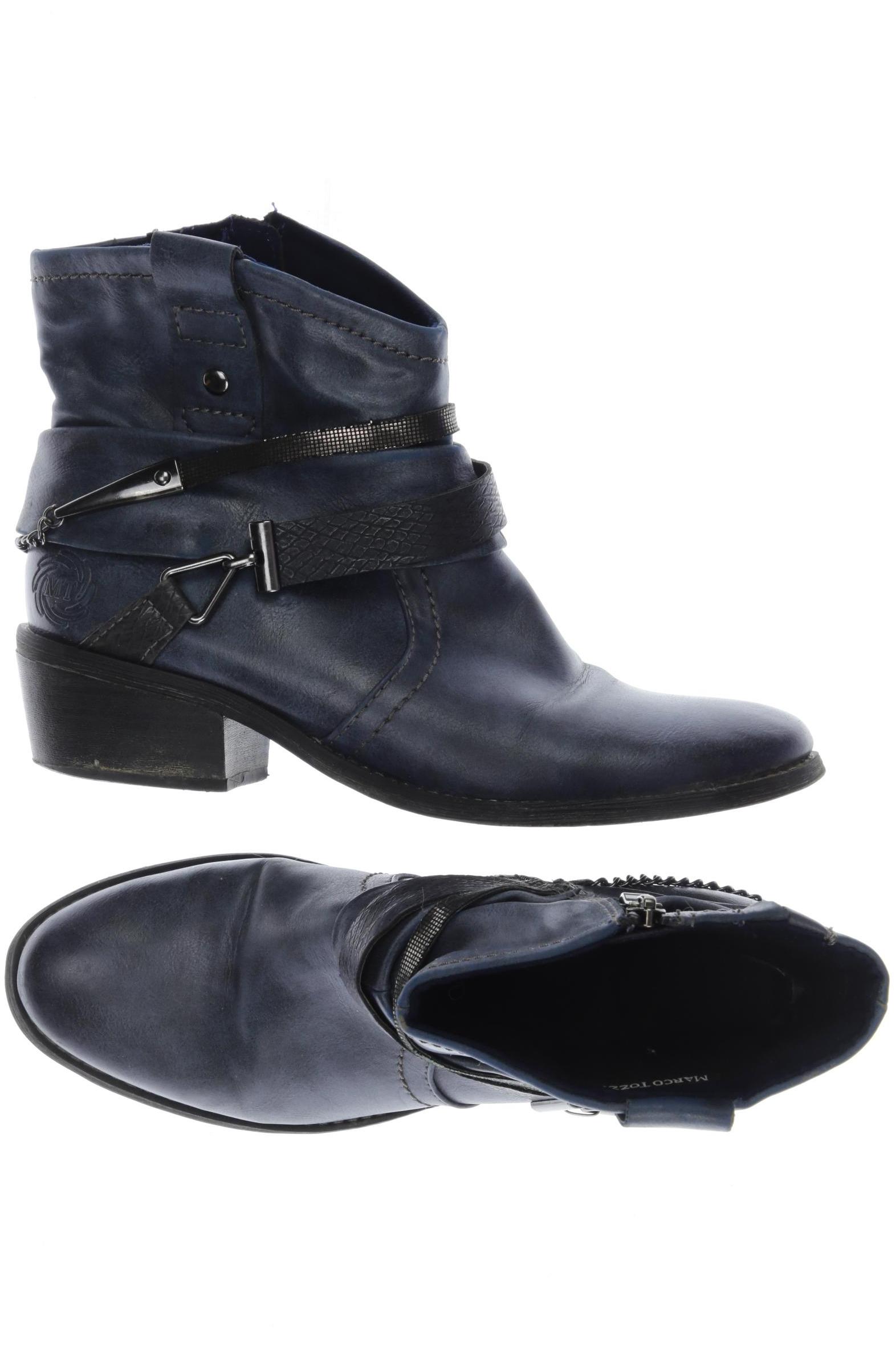 

Marco Tozzi Damen Stiefelette, blau, Gr. 39