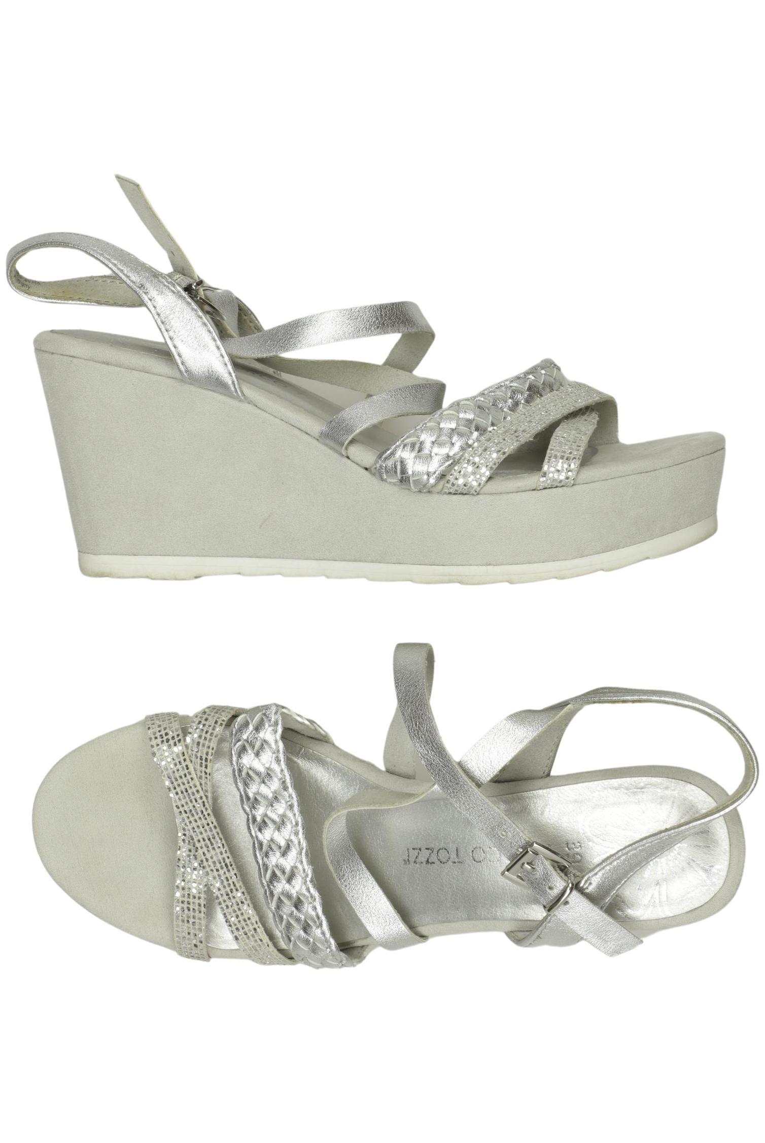 

Marco Tozzi Damen Sandale, silber, Gr. 39