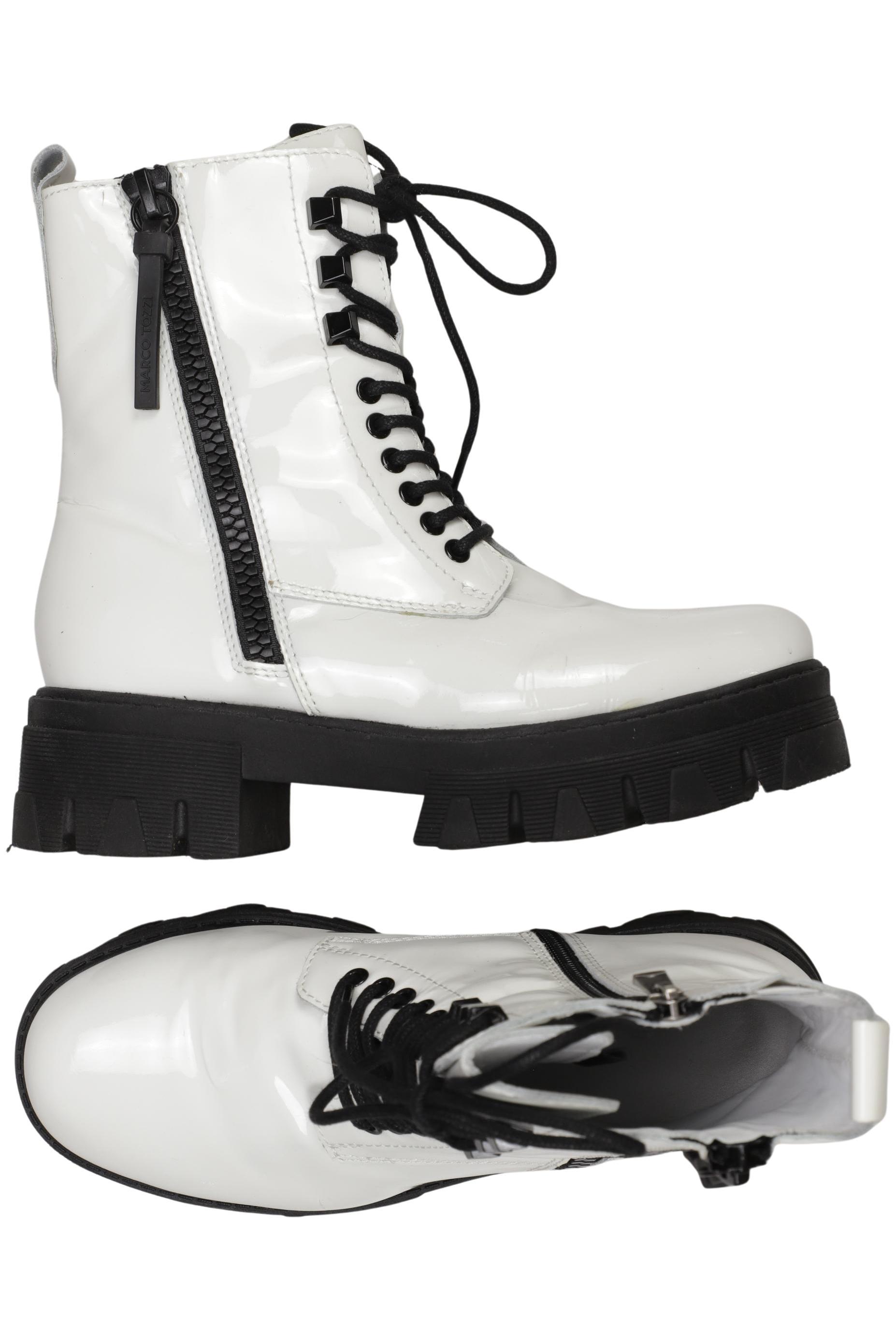 

Marco Tozzi Damen Stiefelette, weiß, Gr. 39