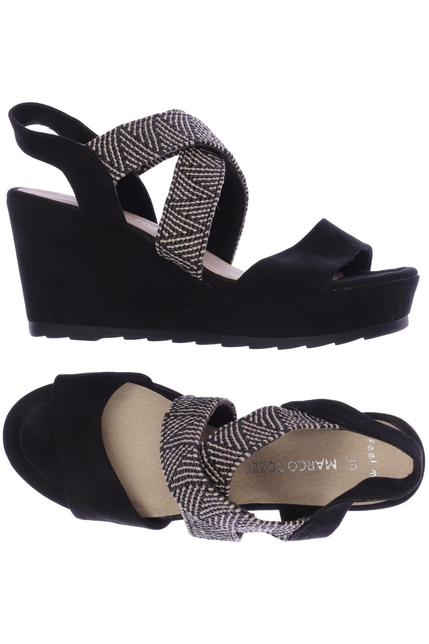 

Marco Tozzi Damen Sandale, schwarz, Gr. 39