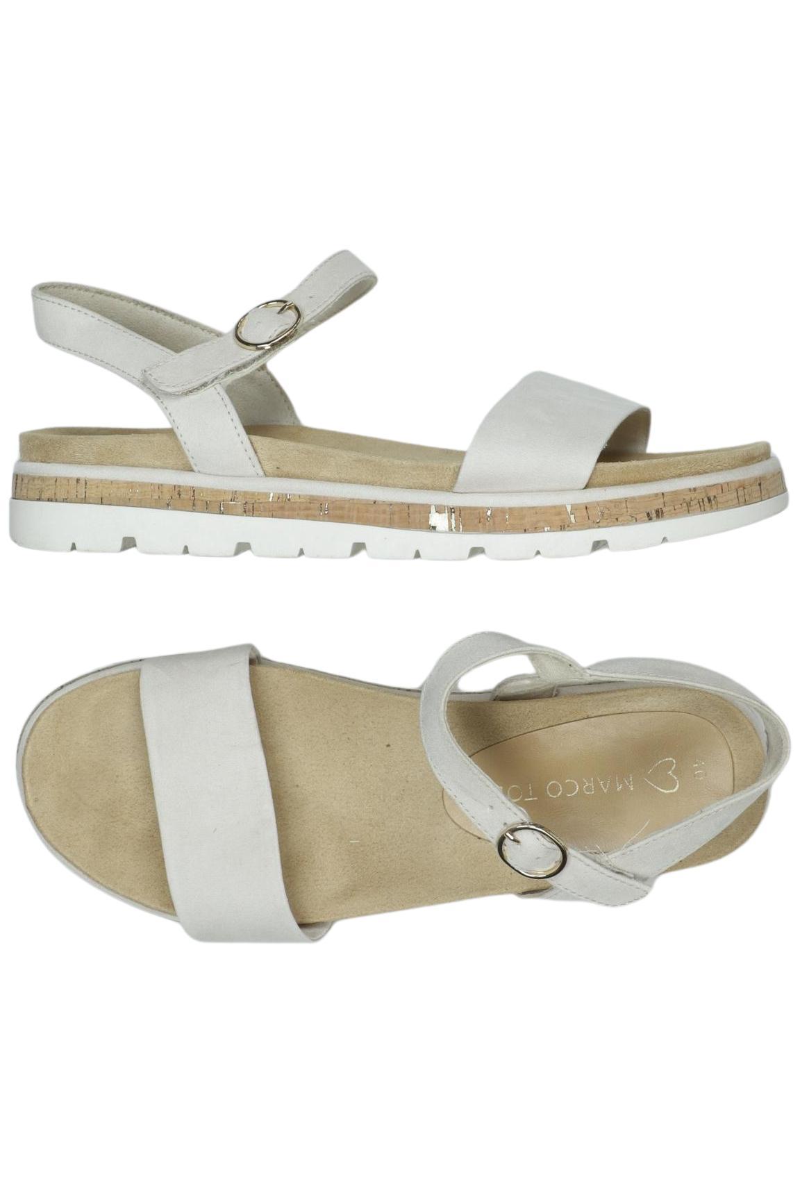 

Marco Tozzi Damen Sandale, weiß, Gr. 40