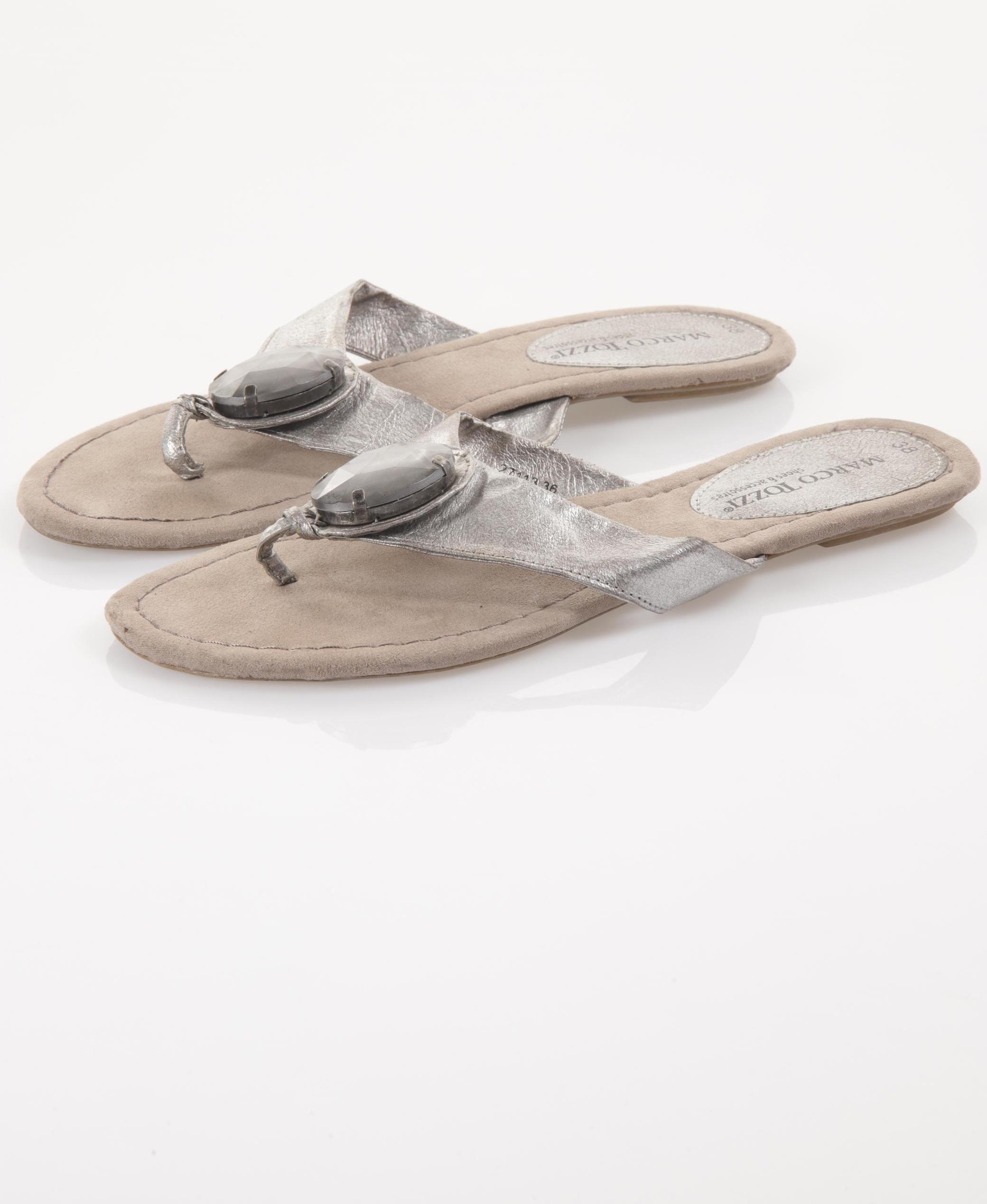 

Marco Tozzi Damen Sandale, silber
