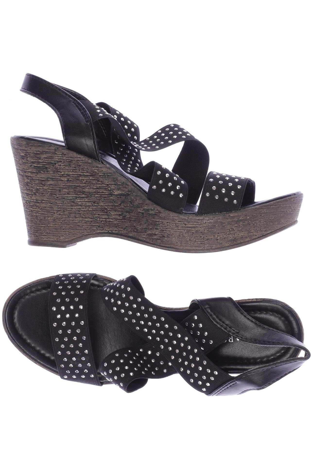 

Marco Tozzi Damen Sandale, schwarz, Gr. 38