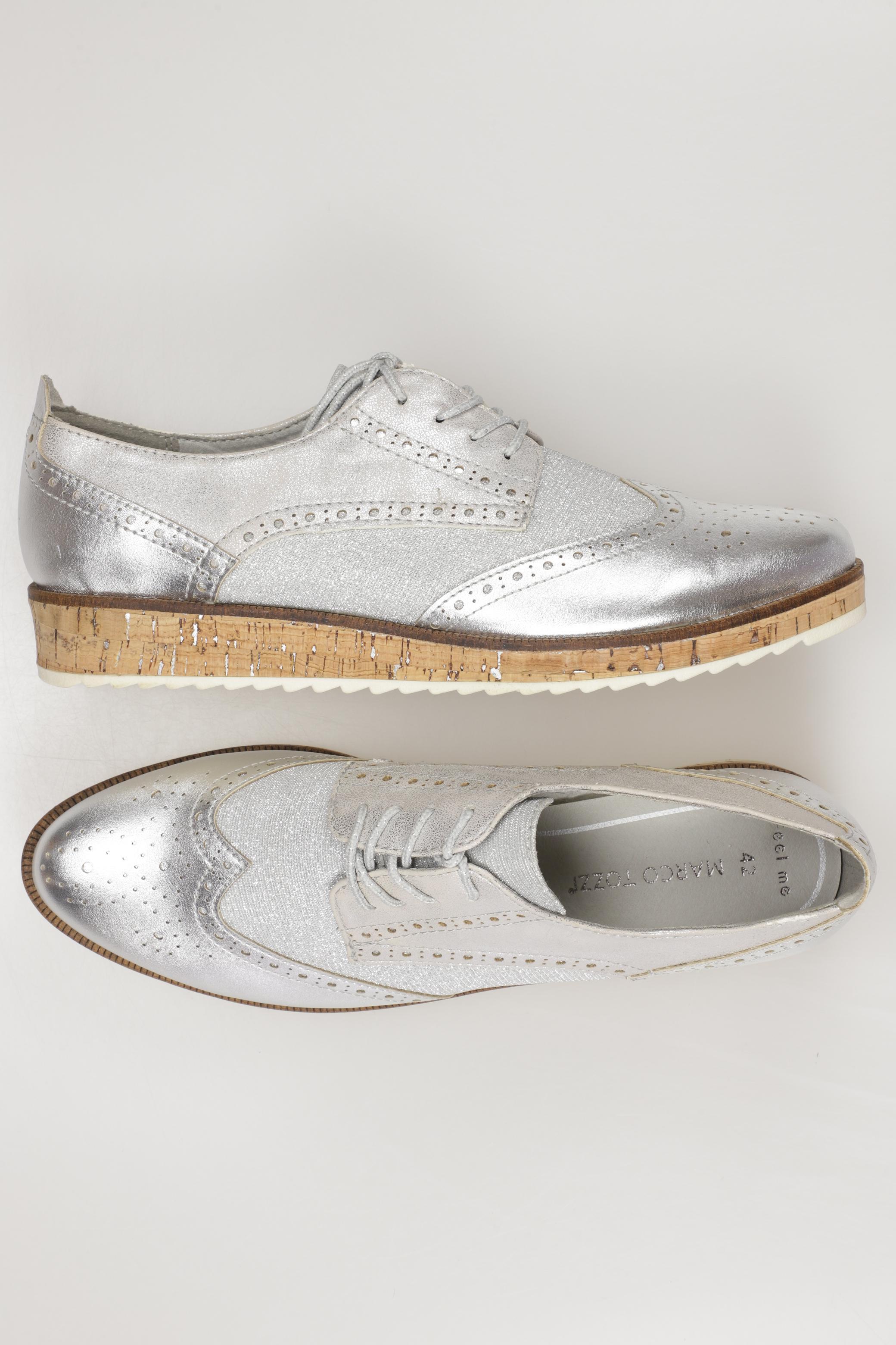 

Marco Tozzi Damen Halbschuh, silber, Gr. 42